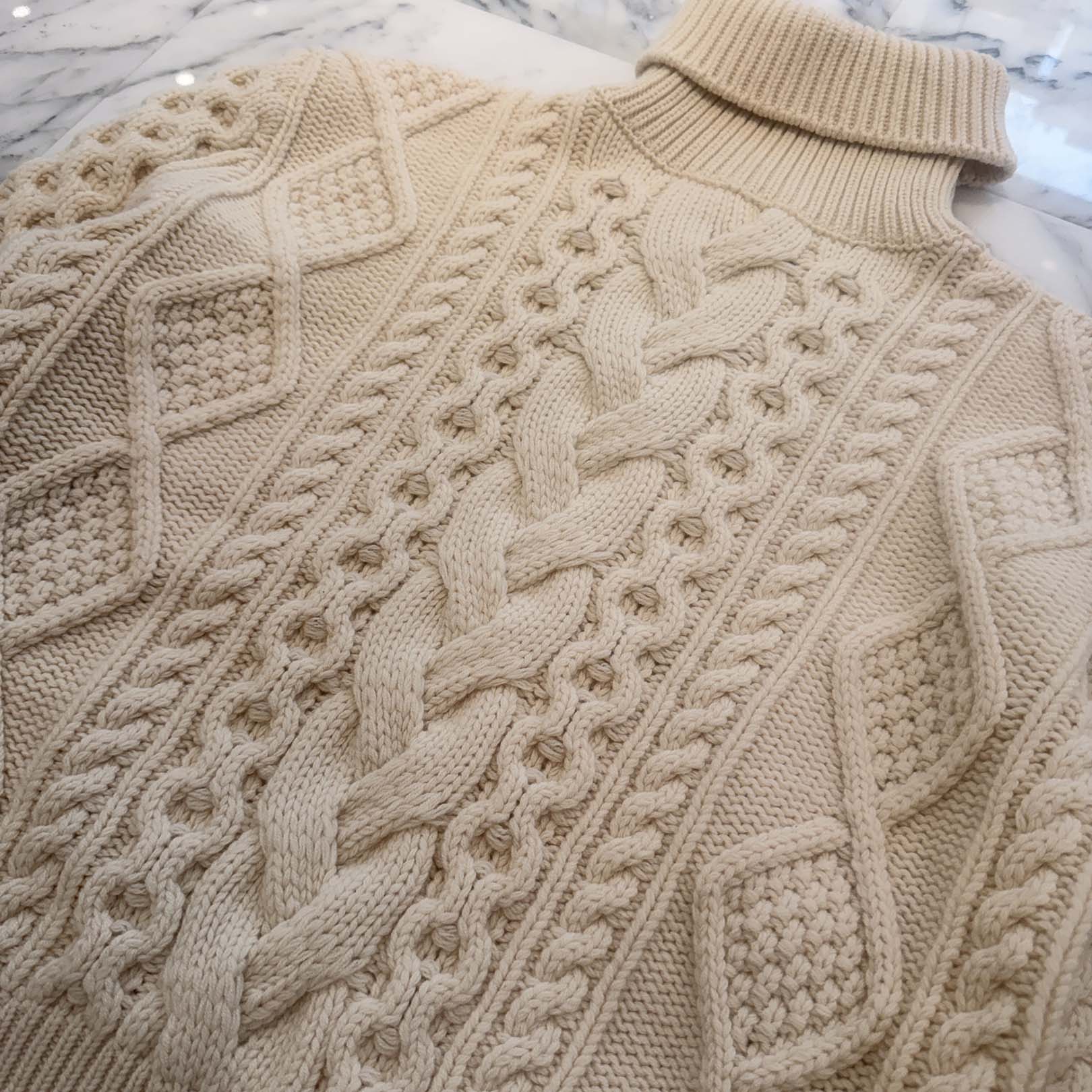 CELINE Turtleneck Wool Knit Sweater 2A804374D Size XL セリーヌ タートルネック ウール ニットセーター サイズXL