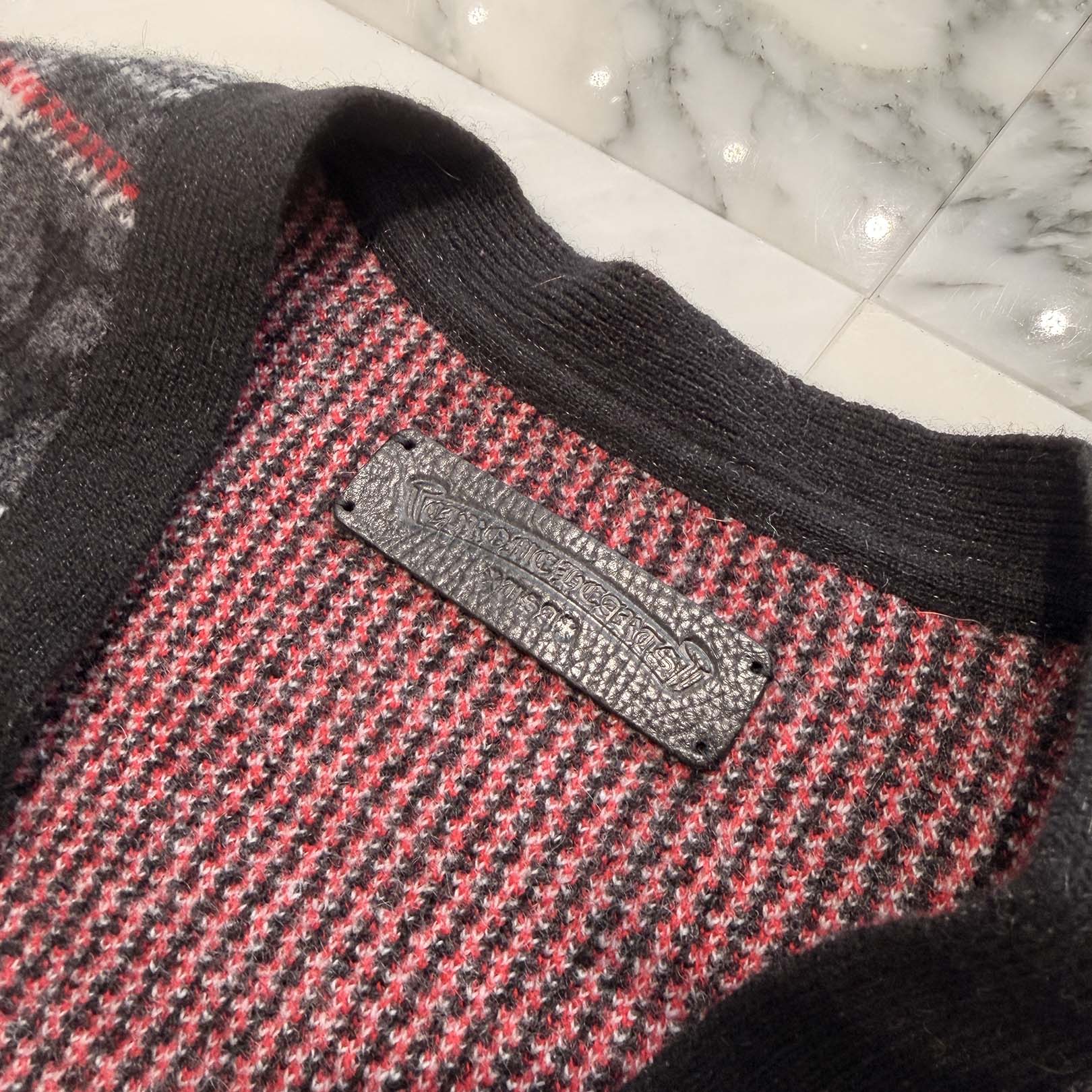 CHROME HEARTS 2025SS CH Plus Cashmere Wool Cardigan Size Ｍ クロムハーツ CHプラス カシミヤ ウール カーディガン サイズＭ