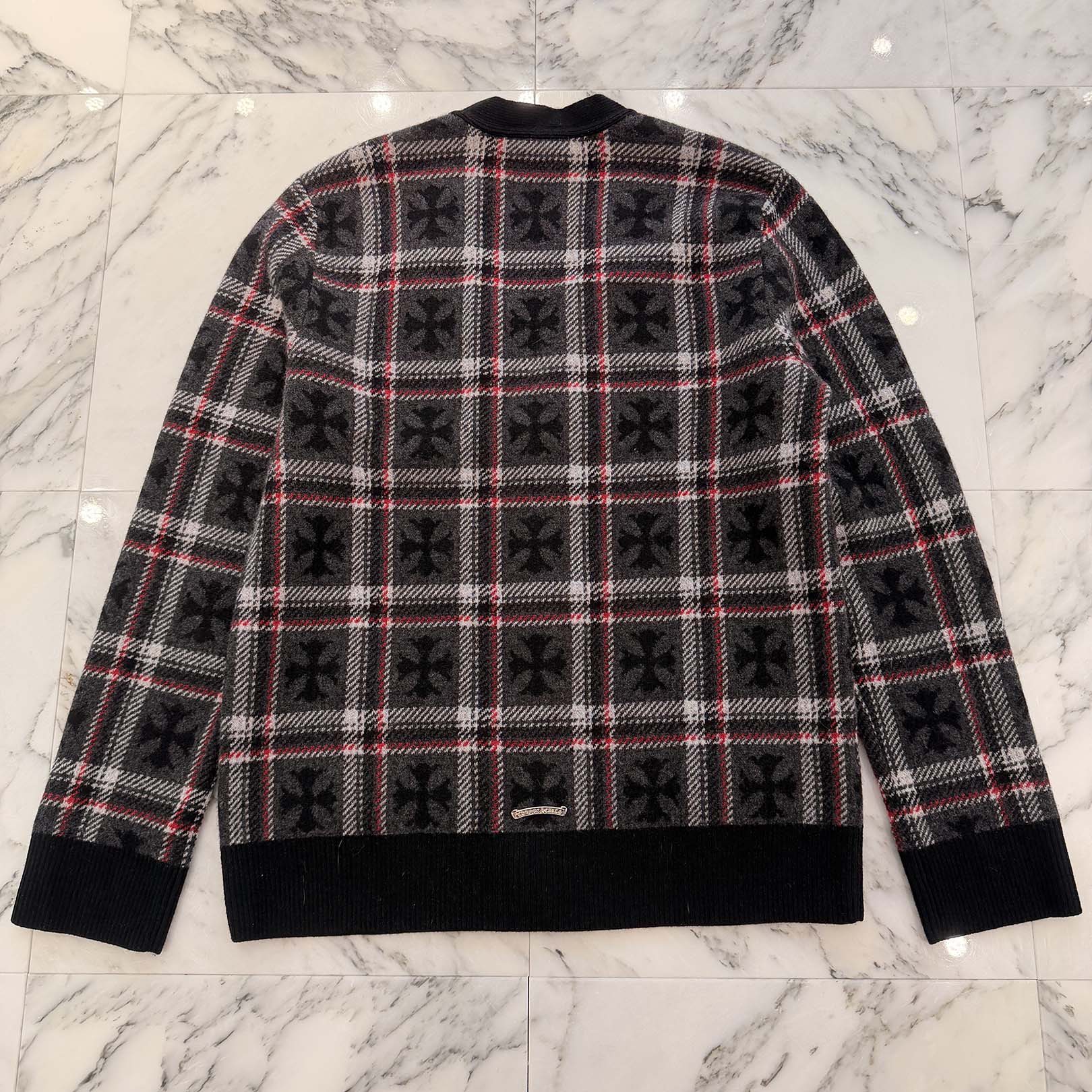 CHROME HEARTS 2025SS CH Plus Cashmere Wool Cardigan Size Ｍ クロムハーツ CHプラス カシミヤ ウール カーディガン サイズＭ