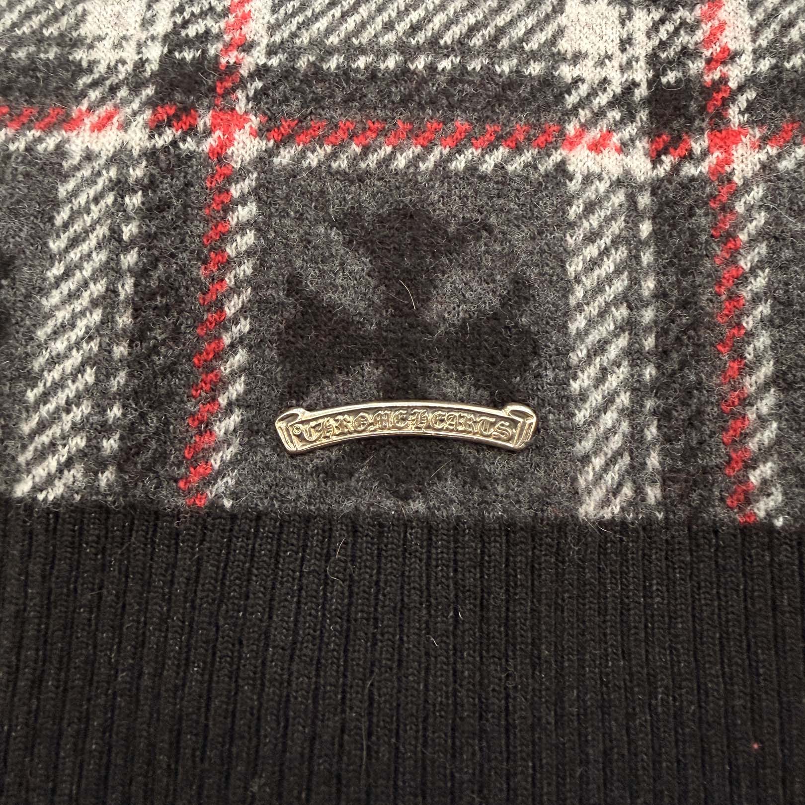 CHROME HEARTS 2025SS CH Plus Cashmere Wool Cardigan Size Ｍ クロムハーツ CHプラス カシミヤ ウール カーディガン サイズＭ