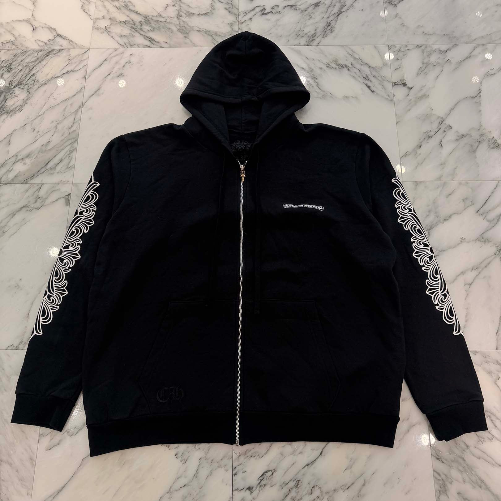 CHROME HEARTS Dagger Eye Chart Zip Up Hoodie Size XL クロムハーツ ダガーアイチャート ジップアップフーディ サイズXL