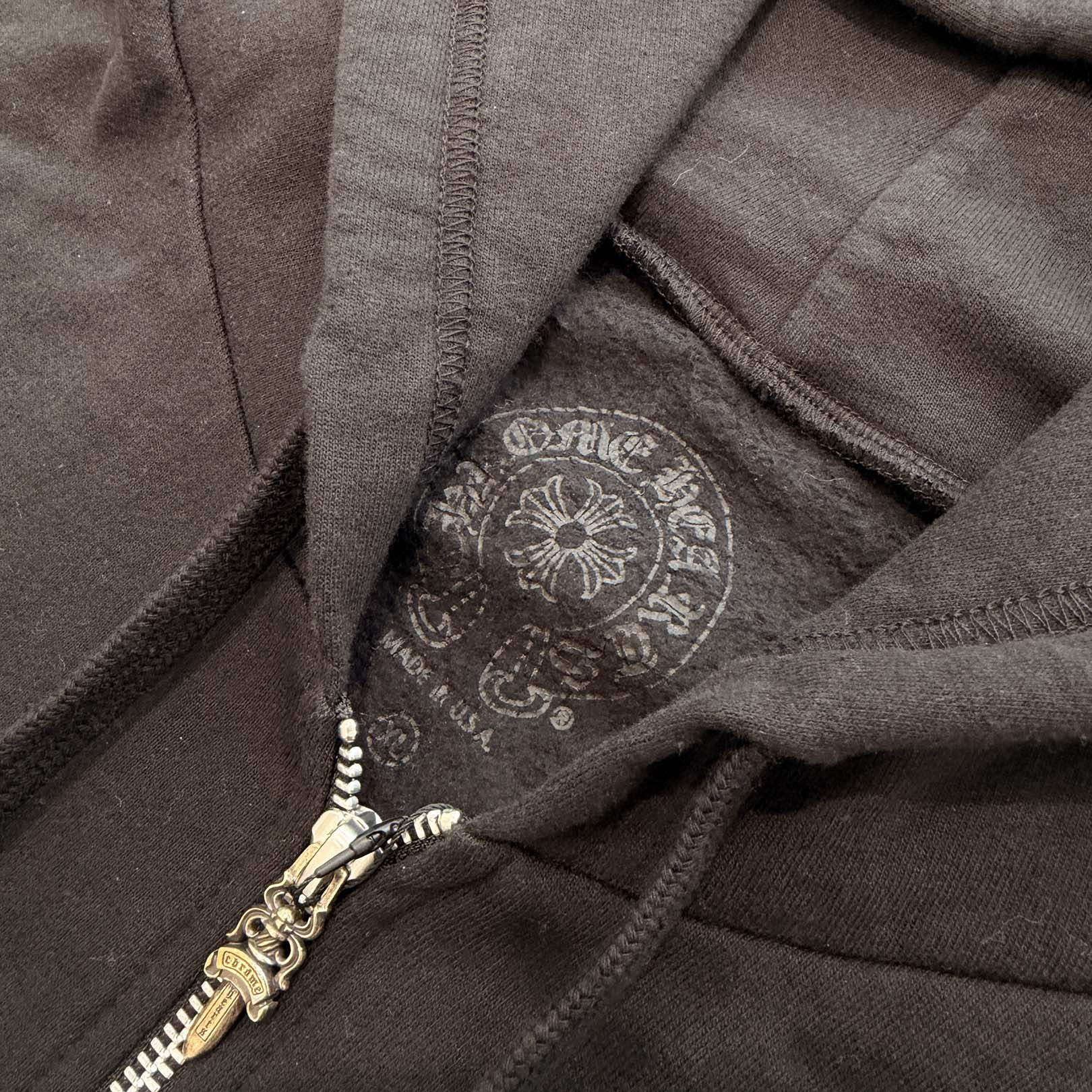 CHROME HEARTS Dagger Eye Chart Zip Up Hoodie Size XL クロムハーツ ダガーアイチャート ジップアップフーディ サイズXL