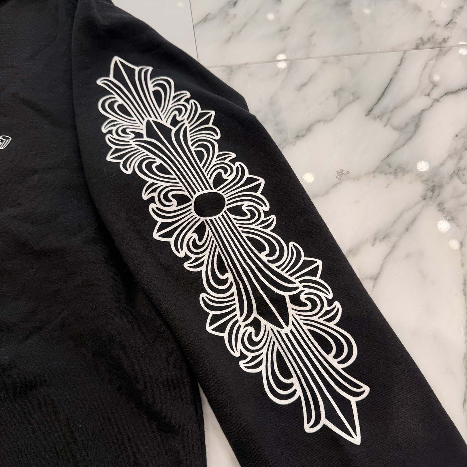 CHROME HEARTS Dagger Eye Chart Zip Up Hoodie Size XL クロムハーツ ダガーアイチャート ジップアップフーディ サイズXL