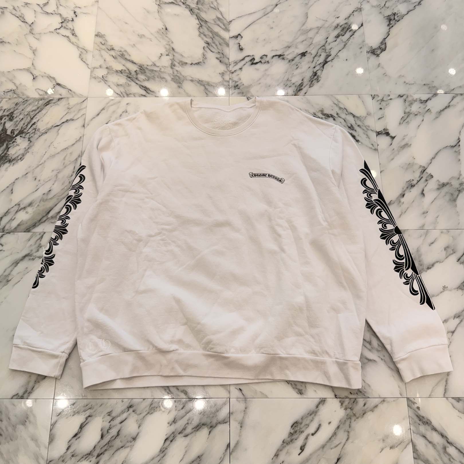 CHROME HEARTS Dagger Eye Chart Sweat Shirt Size XXL クロムハーツ ダガー アイチャート スウェットシャツ サイズXXL