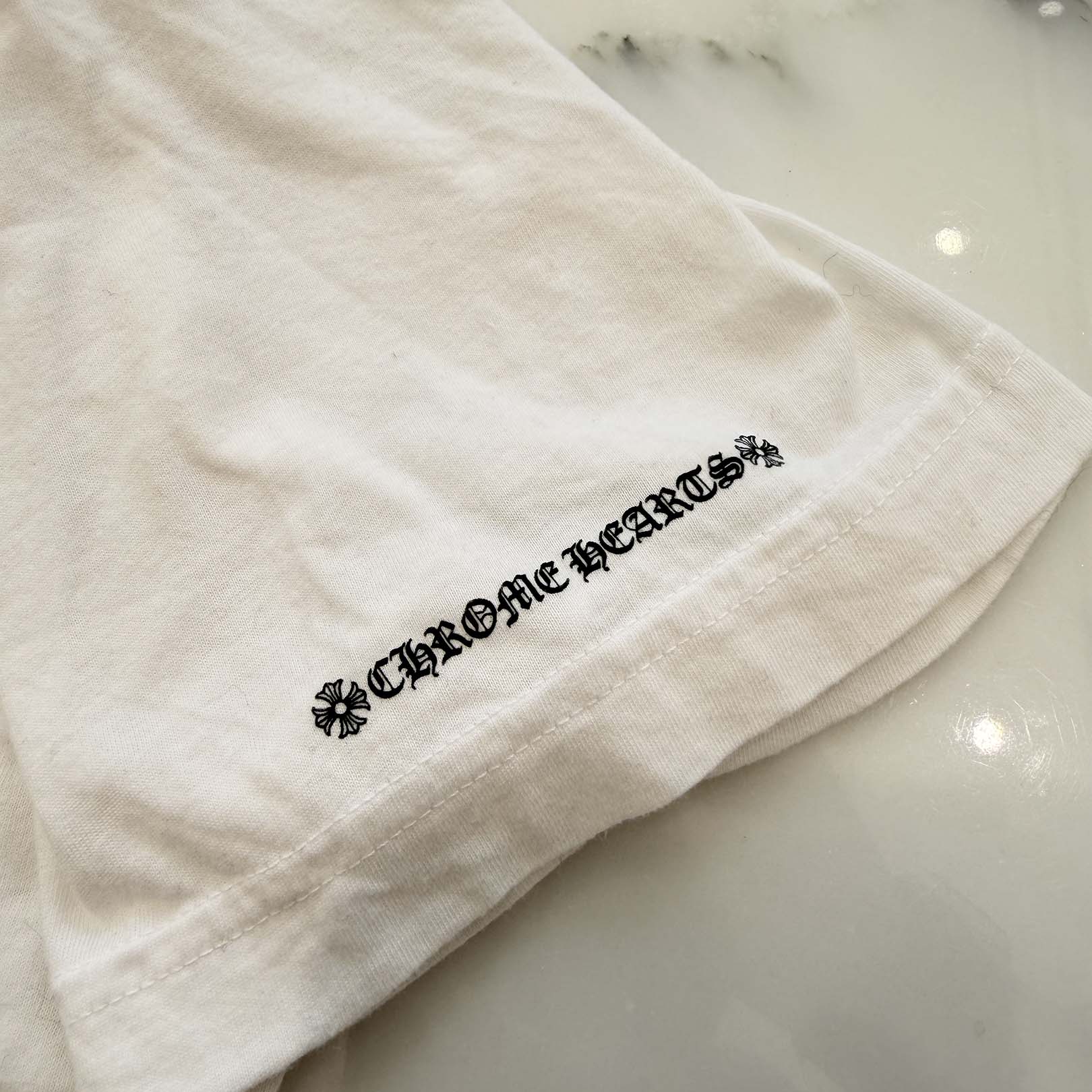 CHROME HEARTS Back Scroll Logo Tee Size M クロムハーツ バックスクロールロゴ Tシャツ サイズM