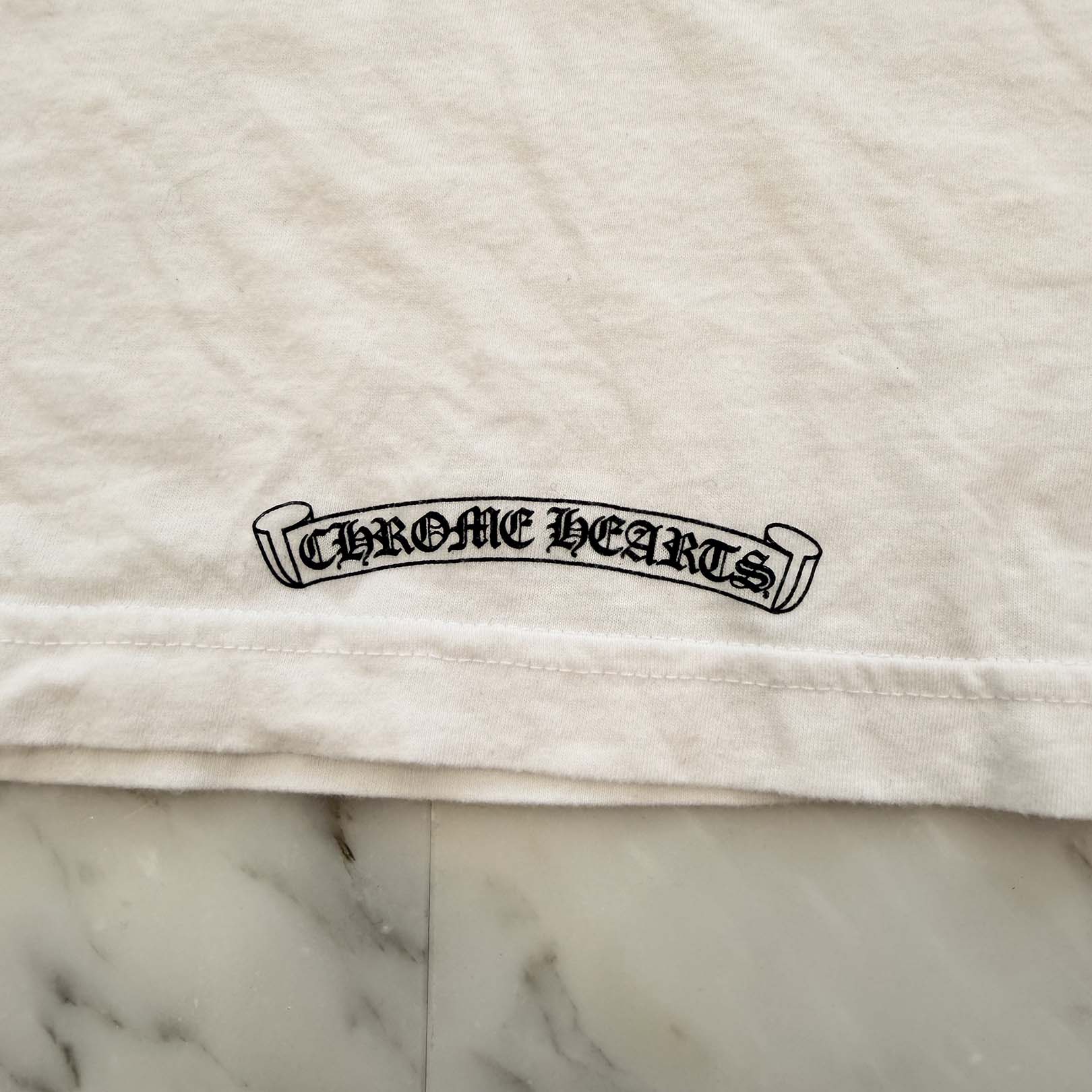 CHROME HEARTS Back Scroll Logo Tee Size M クロムハーツ バックスクロールロゴ Tシャツ サイズM