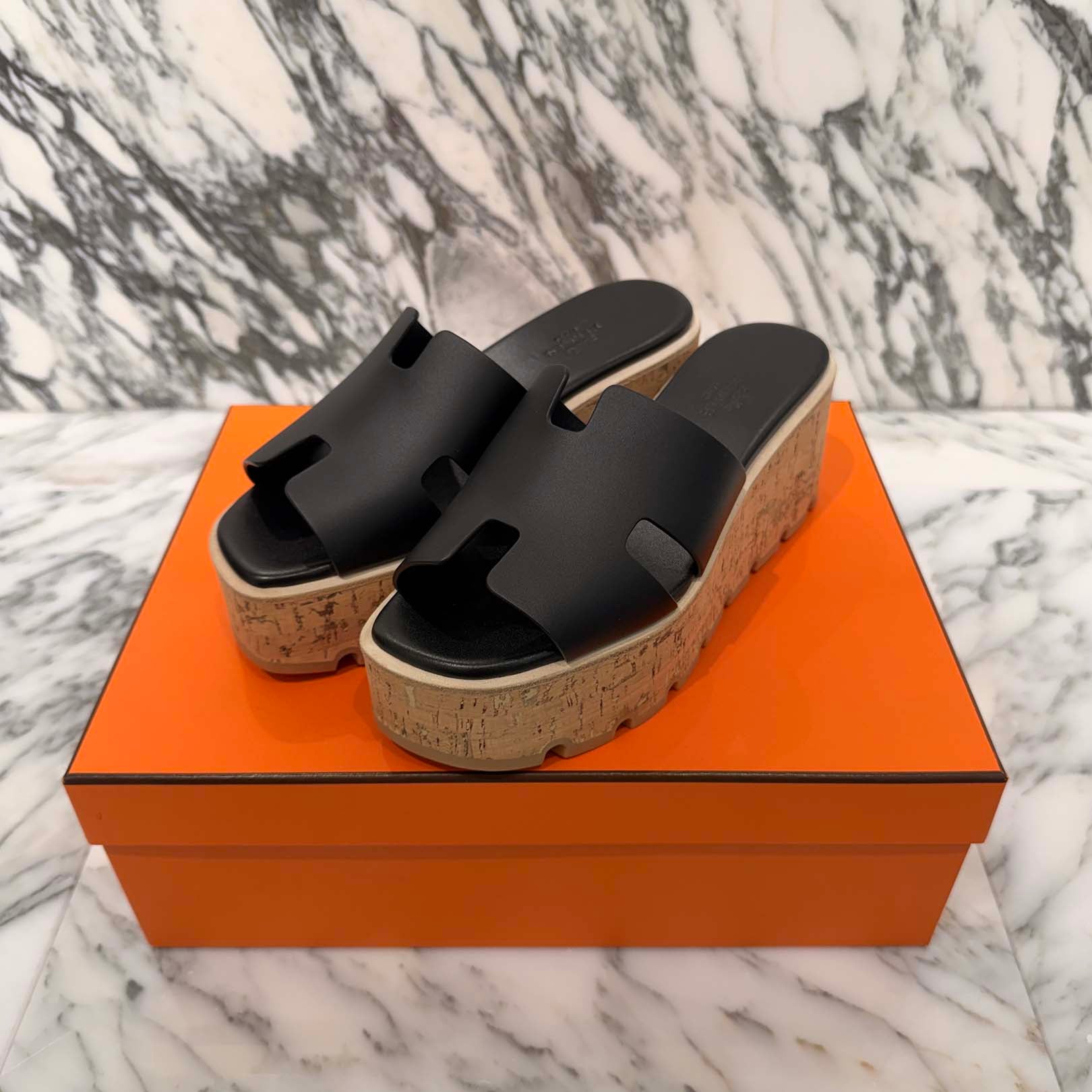 HERMES 2024SS Eze 30 Sandals H221026Z 02350 24cm エルメス エズ 30 サンダル 24cm