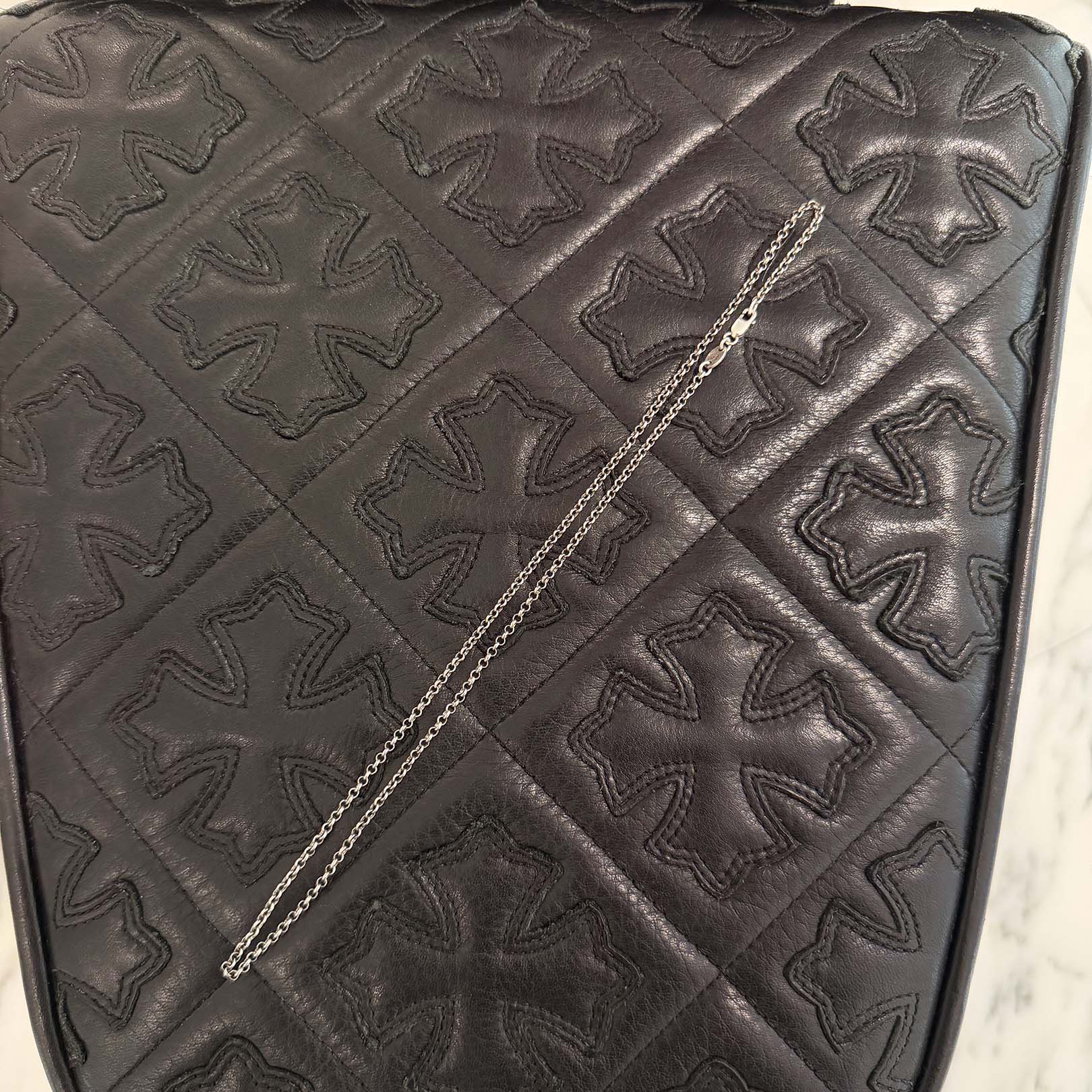 CHROME HEARTS Roll Chain Necklace Size 18 Inch クロムハーツ ロールチェーン ネックレス サイズ18インチ