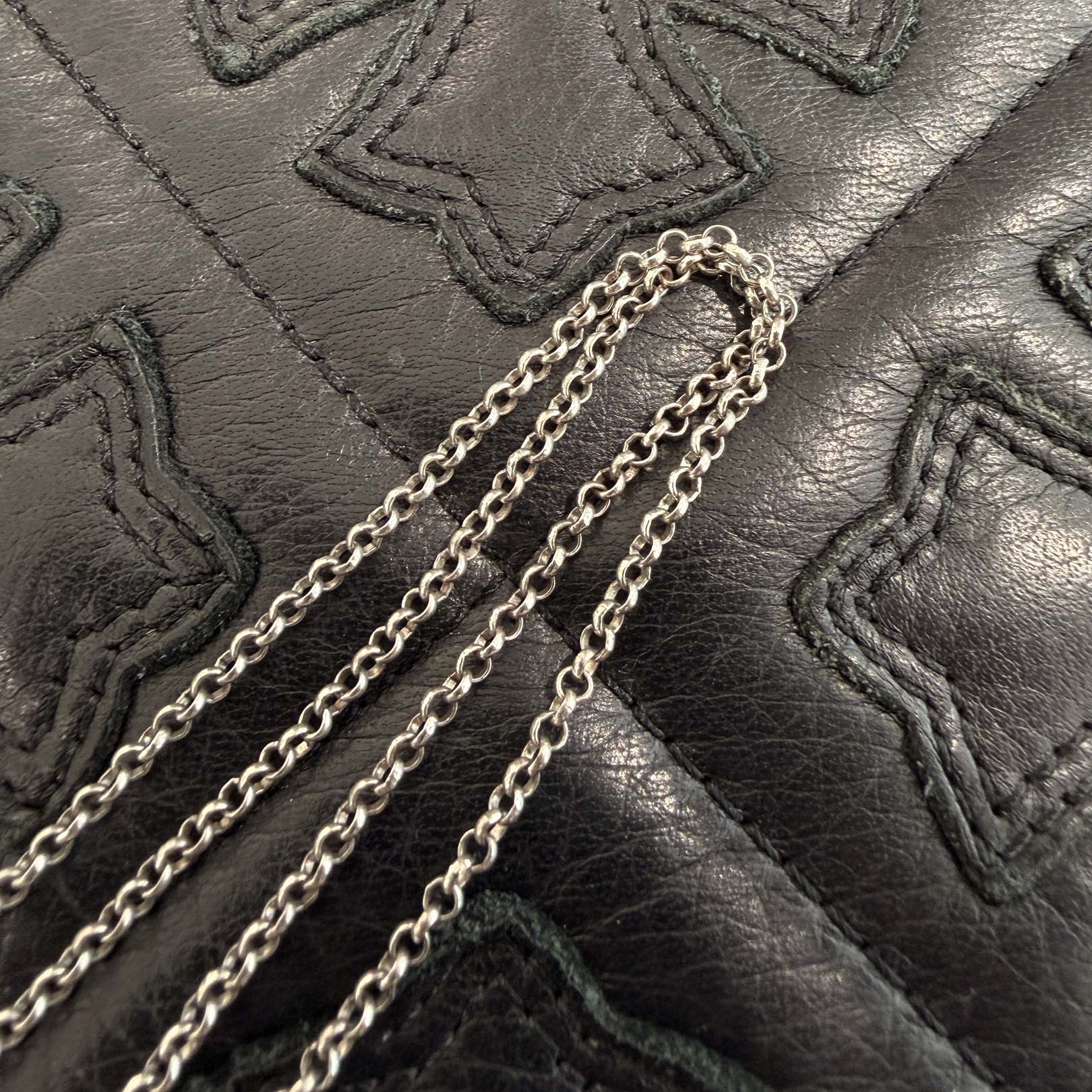 CHROME HEARTS Roll Chain Necklace Size 18 Inch クロムハーツ ロール