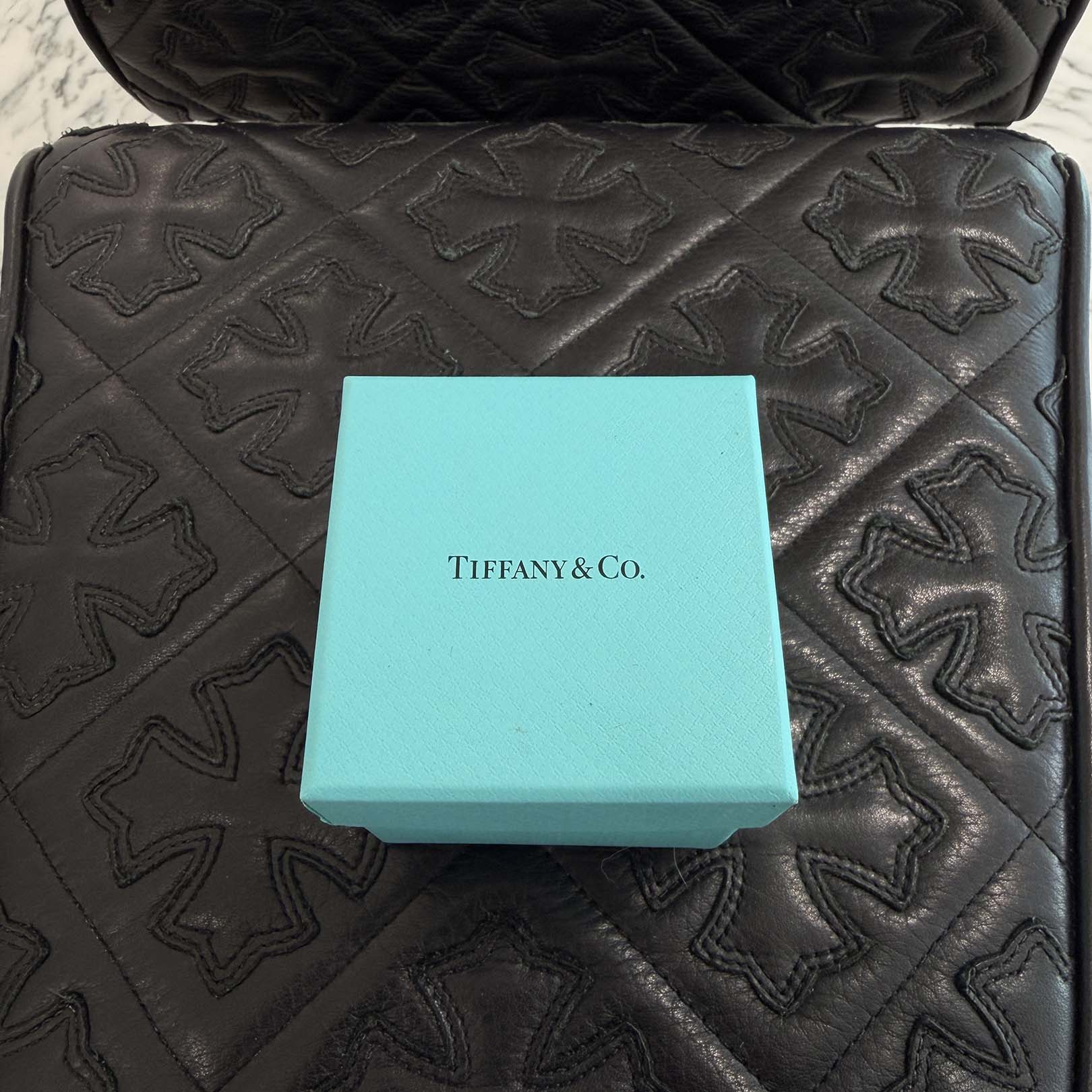 Tiffany＆Co. 18K T Diamond Wire Ring 60147091 Size 約6号 ティファニー 18K ティファニー Tダイヤモンド ワイヤー リング サイズ約6号