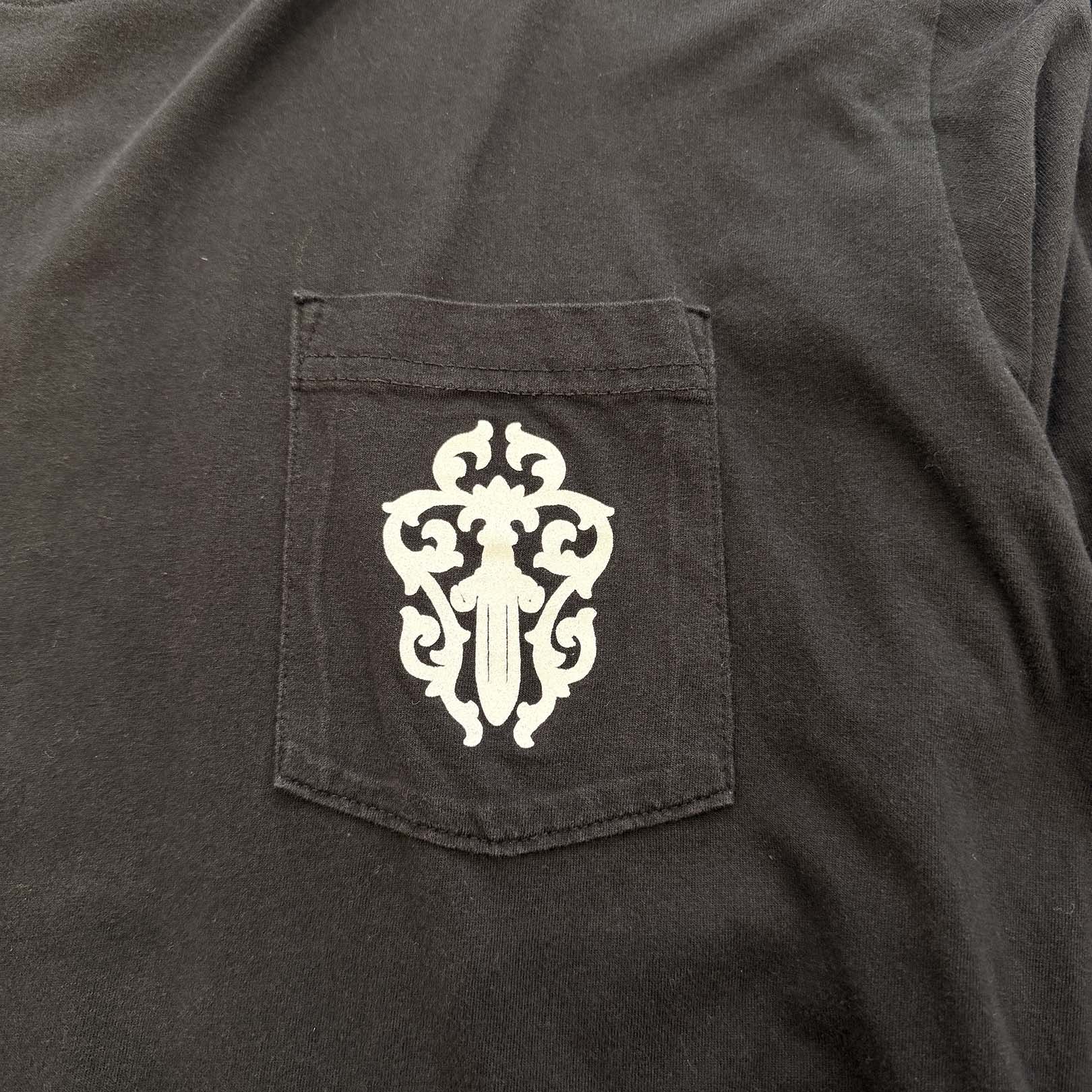 CHROME HEARTS Back Vine Dagger Print Long Sleeve Tee Size XL クロムハーツ バックヴァインダガープリント ロングスリーブTシャツ サイズXL