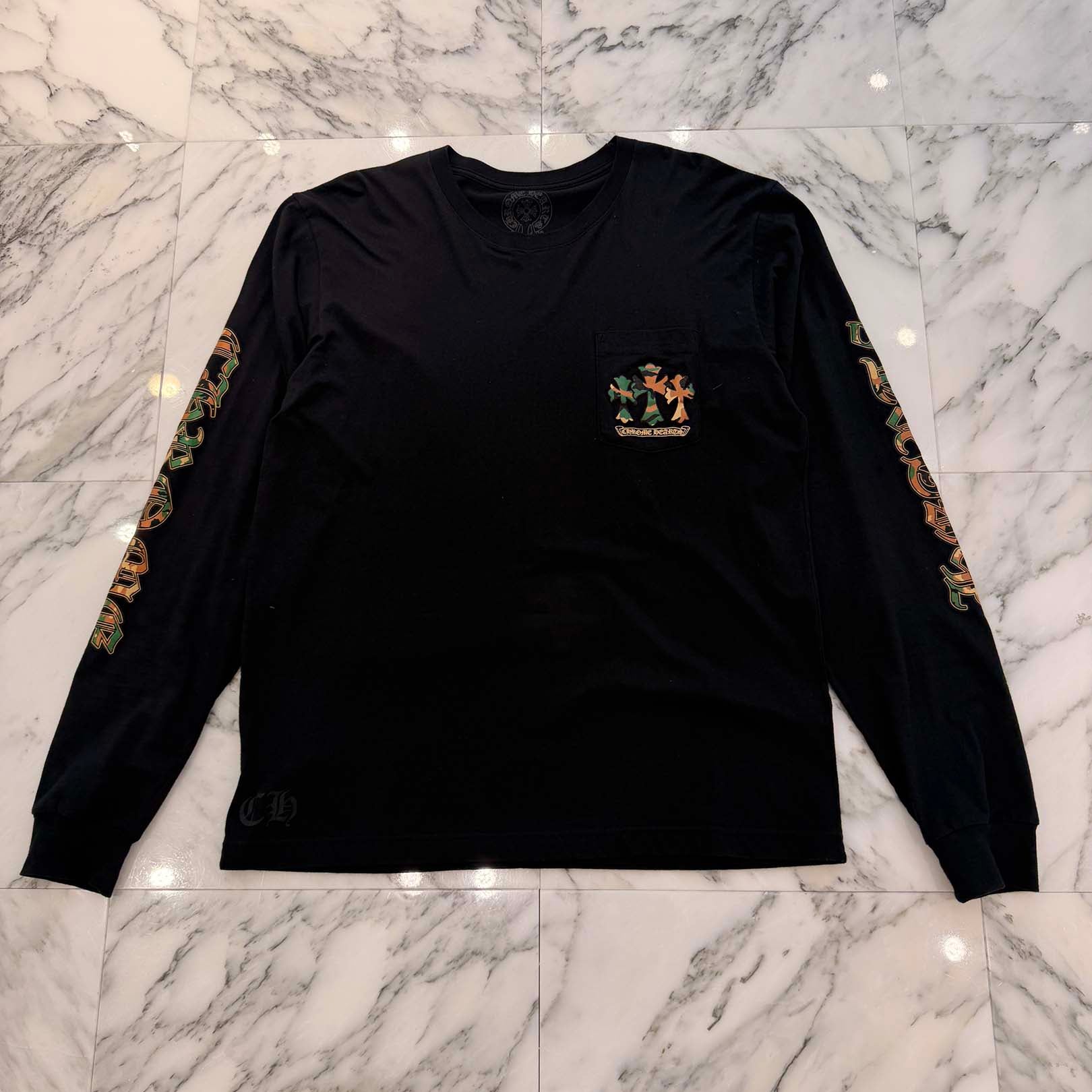 CHROME HEARTS Camo Horseshoe Long Sleeve Tee Size XL クロムハーツ カモ ホースシュー ロングスリーブ ティーシャツ サイズXL