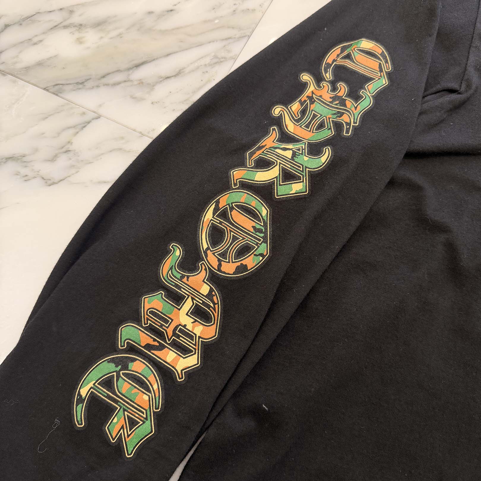 CHROME HEARTS Camo Horseshoe Long Sleeve Tee Size XL クロムハーツ カモ ホースシュー ロングスリーブ ティーシャツ サイズXL