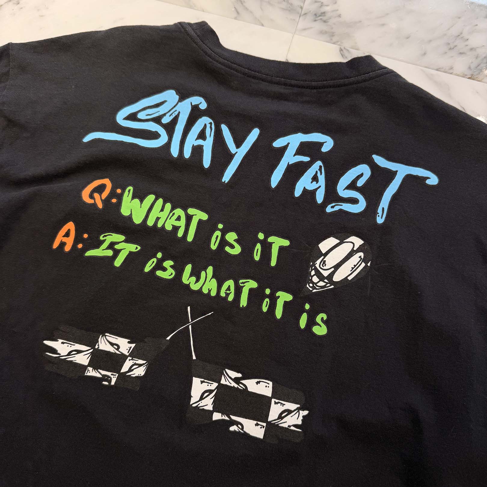 CHROME HEARTS × MATTY BOY STAY FAST Sex Records Long Sleeve Tee Size XXL クロムハーツ × マッティボーイ ステイファスト セックスレコーズ ロングスリーブTシャツ サイズXXL