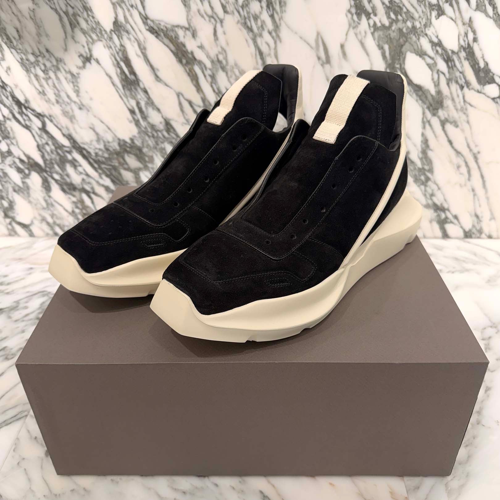 Rick Owens 2025AW Guess Runner High Top Sneakers RU01C4814LVSLPO Size 45.0 (約29.5cm～30.0cm程度) リックオウエンス ゲスランナー ハイカットスニーカー サイズ45.0 (約29.5cm～30.0cm程度)