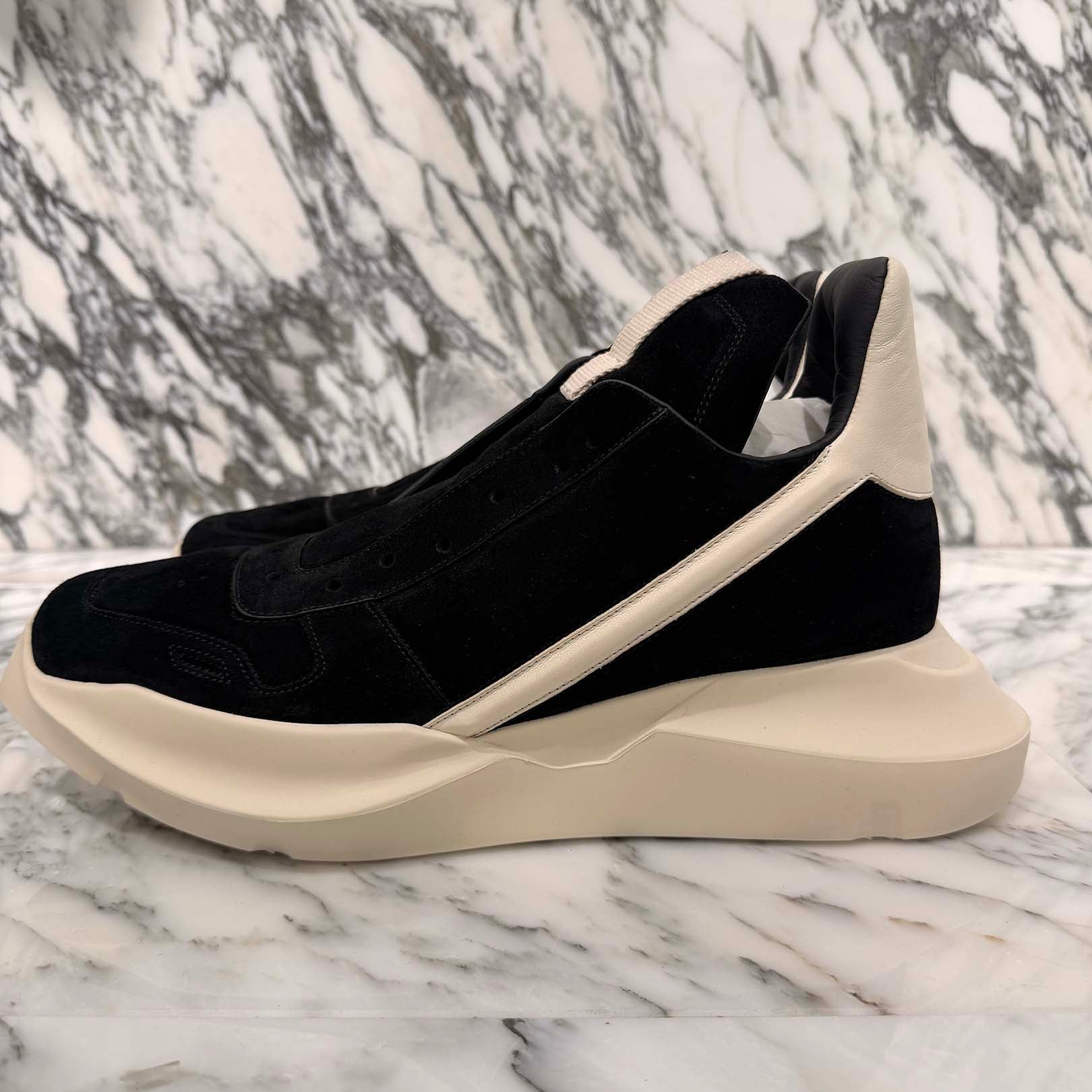 Rick Owens 2025AW Guess Runner High Top Sneakers RU01C4814LVSLPO Size 45.0 (約29.5cm～30.0cm程度) リックオウエンス ゲスランナー ハイカットスニーカー サイズ45.0 (約29.5cm～30.0cm程度)