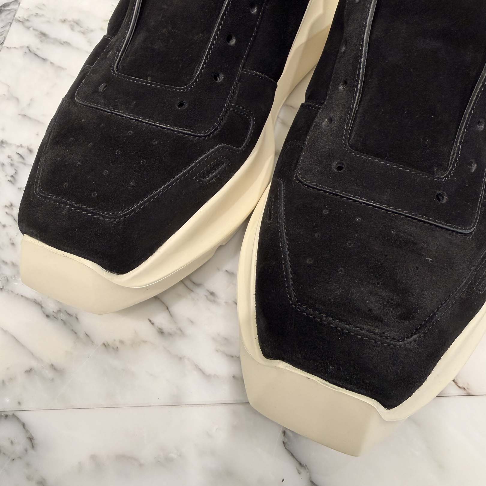 Rick Owens 2025AW Guess Runner High Top Sneakers RU01C4814LVSLPO Size 45.0 (約29.5cm～30.0cm程度) リックオウエンス ゲスランナー ハイカットスニーカー サイズ45.0 (約29.5cm～30.0cm程度)