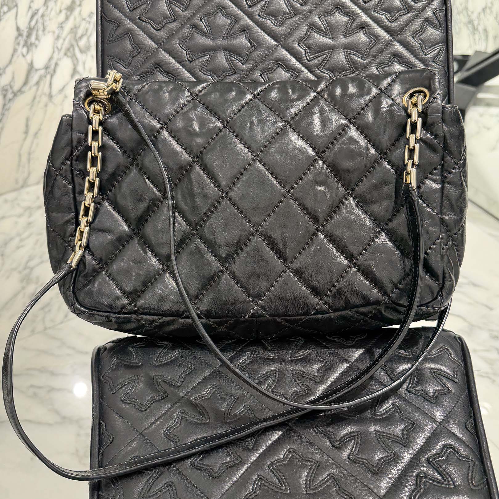 CHANEL Matelasse Wild Stitch Chain Shoulder Bag シャネル