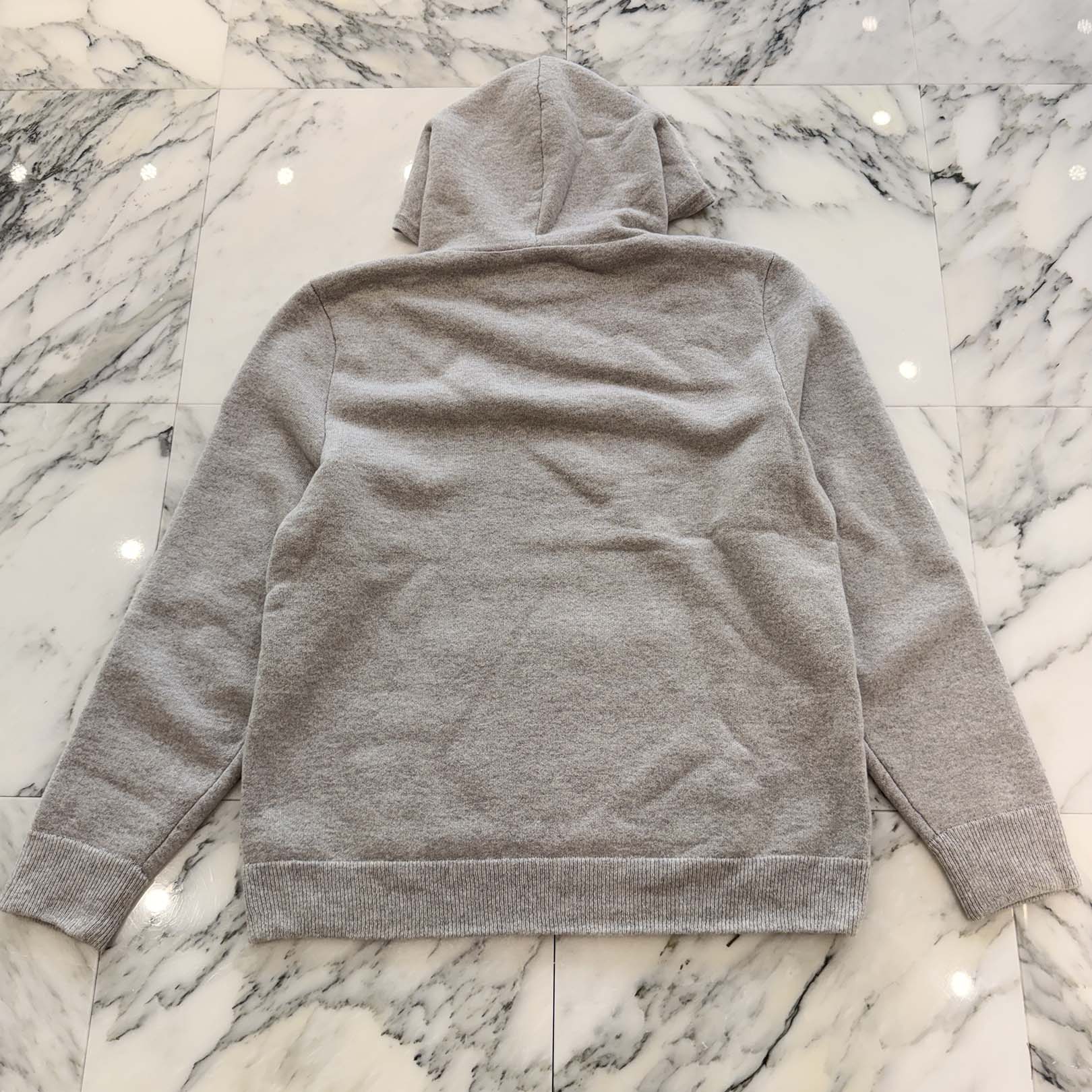 CHROME HEARTS Arm Logo Embroidery Cashmere Knit Pullover Hoodie Size L クロムハーツ アームロゴ刺繍 カシミヤニット プルオーバーフーディー サイズL