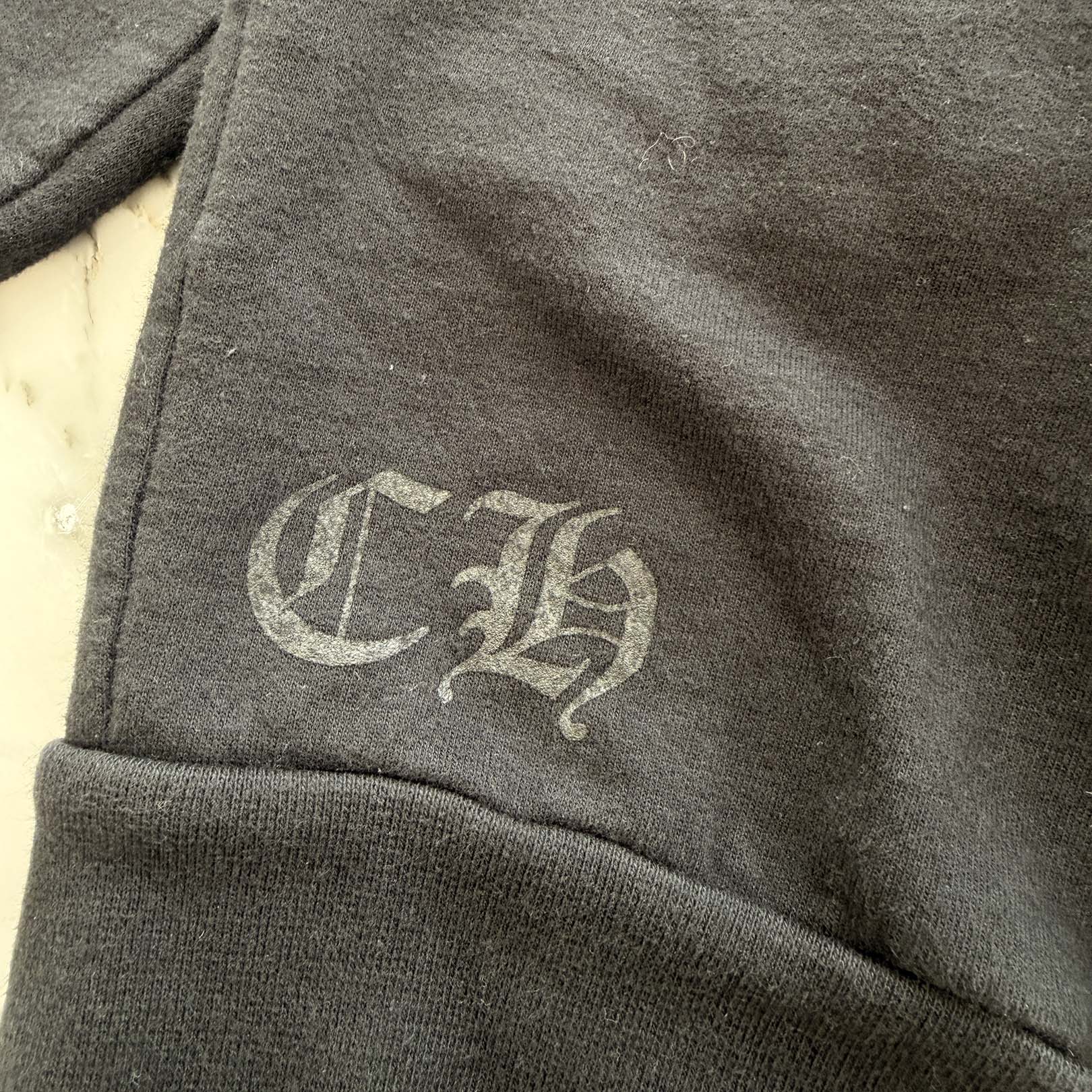 CHROME HEARTS Neck Logo Crewneck Sweatshirt Size L クロムハーツ