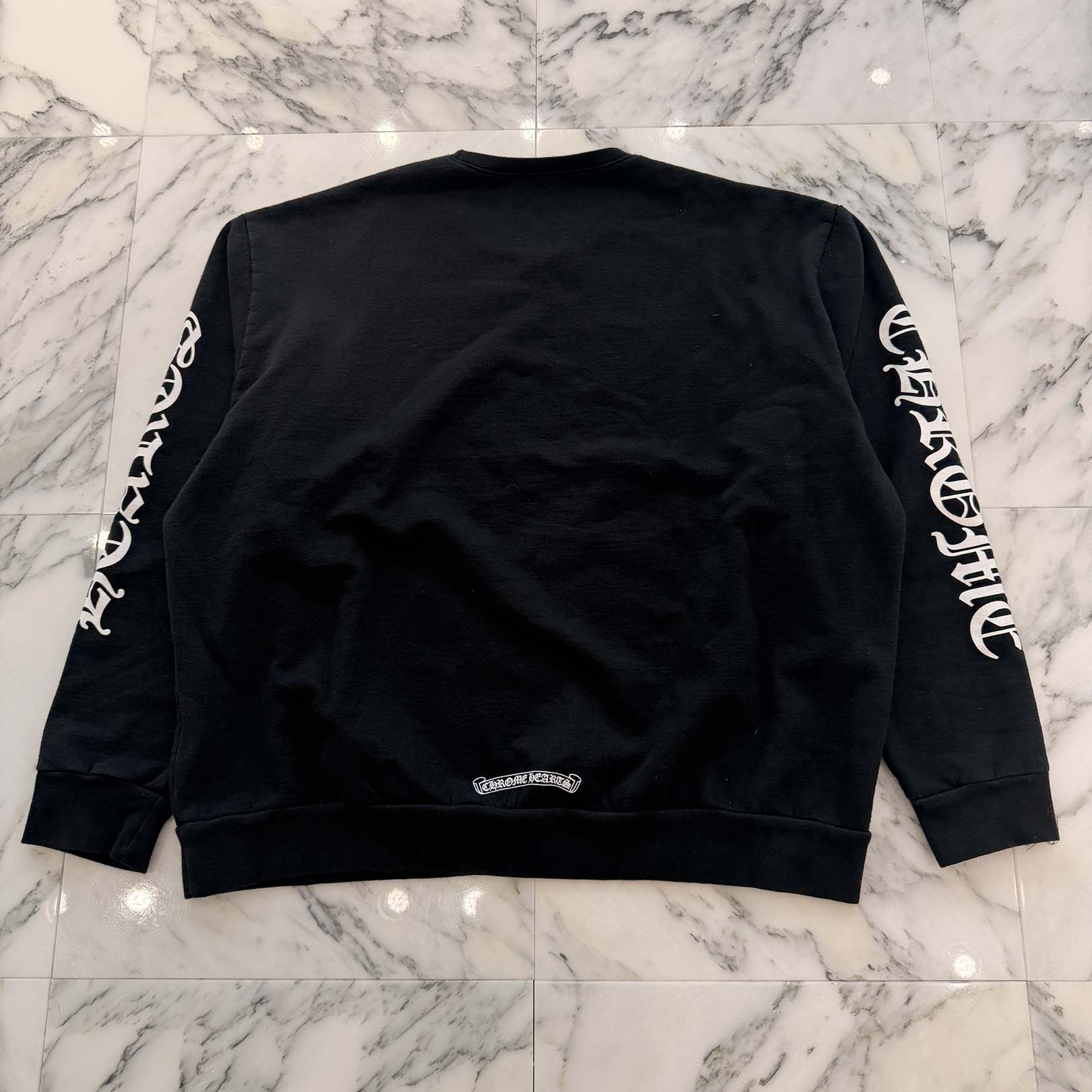 CHROME HEARTS NECK LOGO CREWNECK スウェット　M CHROME HEARTS Neck Logo Crewneck Sweatshirt Size L クロムハーツ