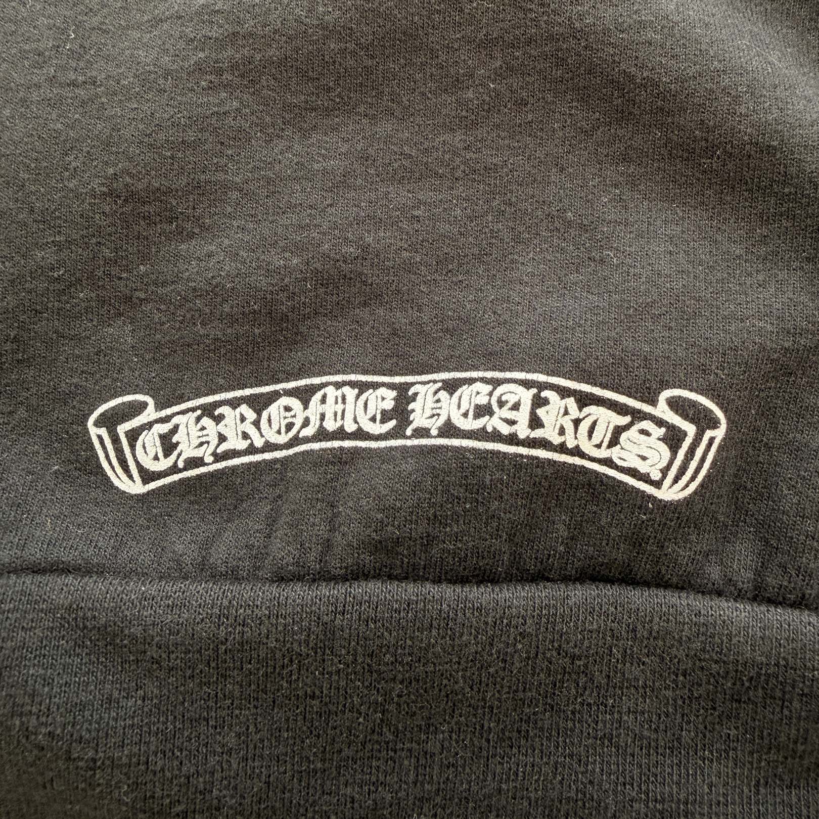 CHROME HEARTS Neck Logo Crewneck Sweatshirt Size L クロムハーツ