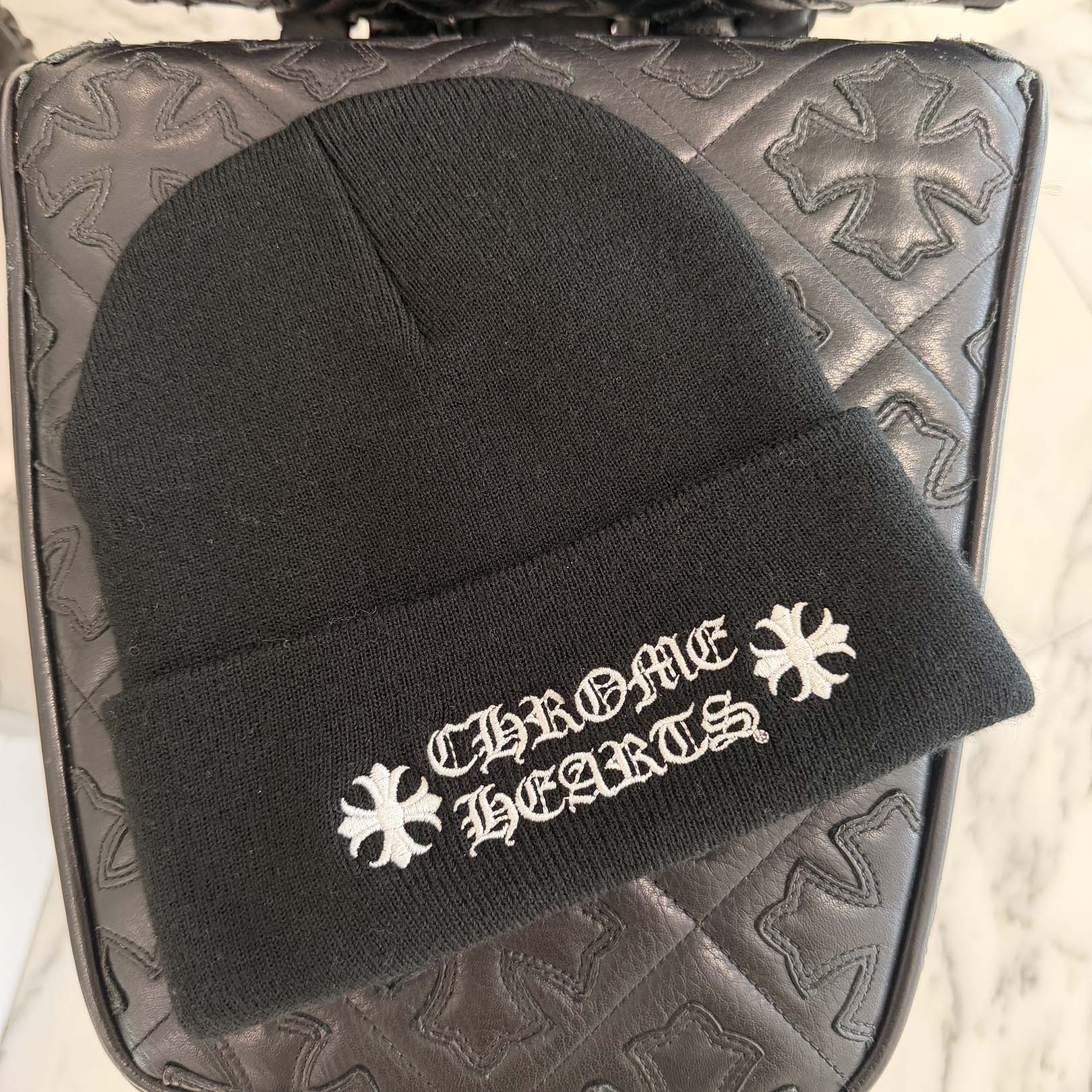 CHROME HEARTS WATCH CAP BLACK Size ONE SIZE (23cm) クロムハーツ ワッチキャップ ブラック サイズONE SIZE (23cm)