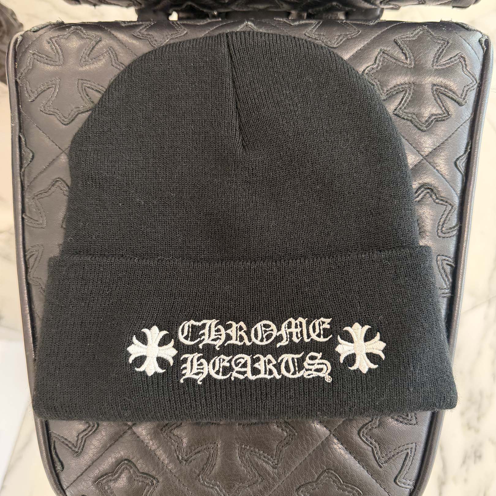 CHROME HEARTS WATCH CAP BLACK Size ONE SIZE (23cm) クロムハーツ ワッチキャップ ブラック サイズONE SIZE (23cm)