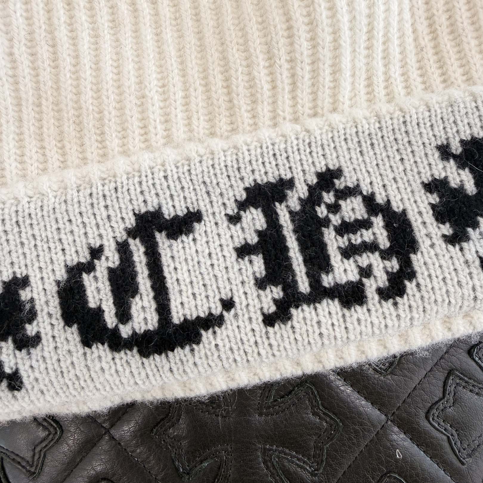 CHROME HEARTS BIG DADDY Cashmere Knit Beanie Size ONE SIZE (53-60) クロムハーツ ビッグダディー カシミヤニット ビーニー サイズONE SIZE (53-60)