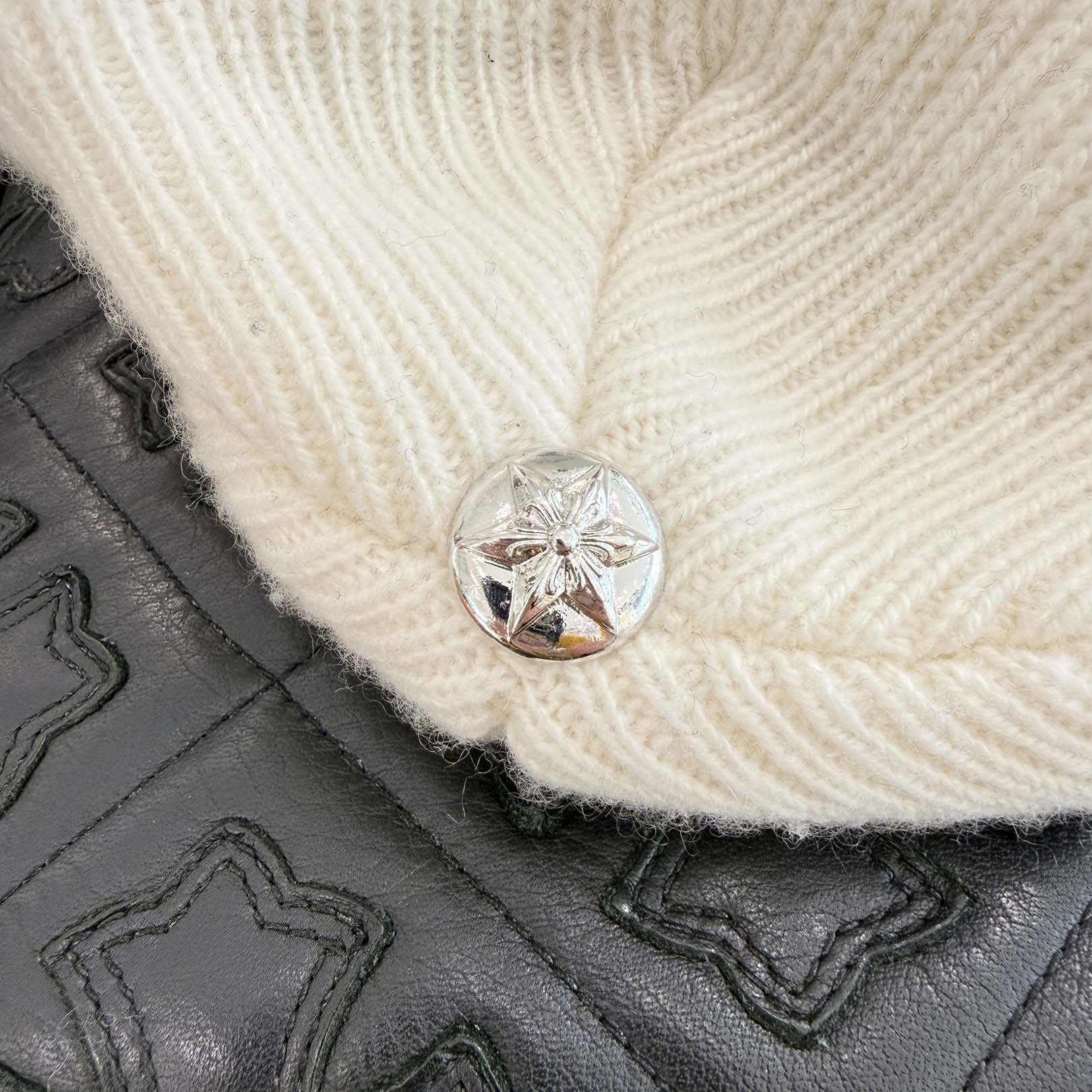 CHROME HEARTS BIG DADDY Cashmere Knit Beanie Size ONE SIZE (53-60) クロムハーツ ビッグダディー カシミヤニット ビーニー サイズONE SIZE (53-60)