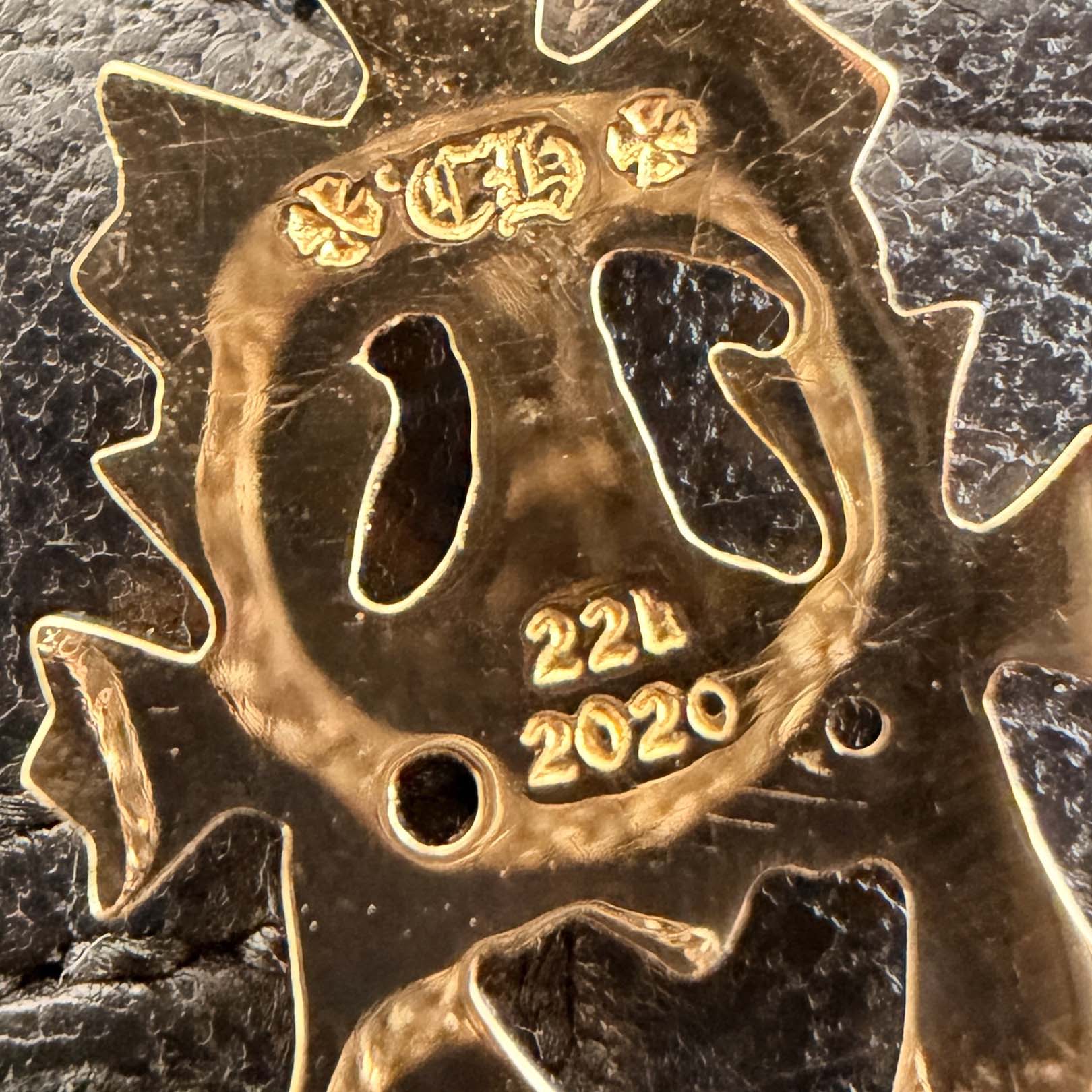 CHROME HEARTS 22K Triple Cross Earring クロムハーツ 22K トリプルクロス イヤリング ピアス