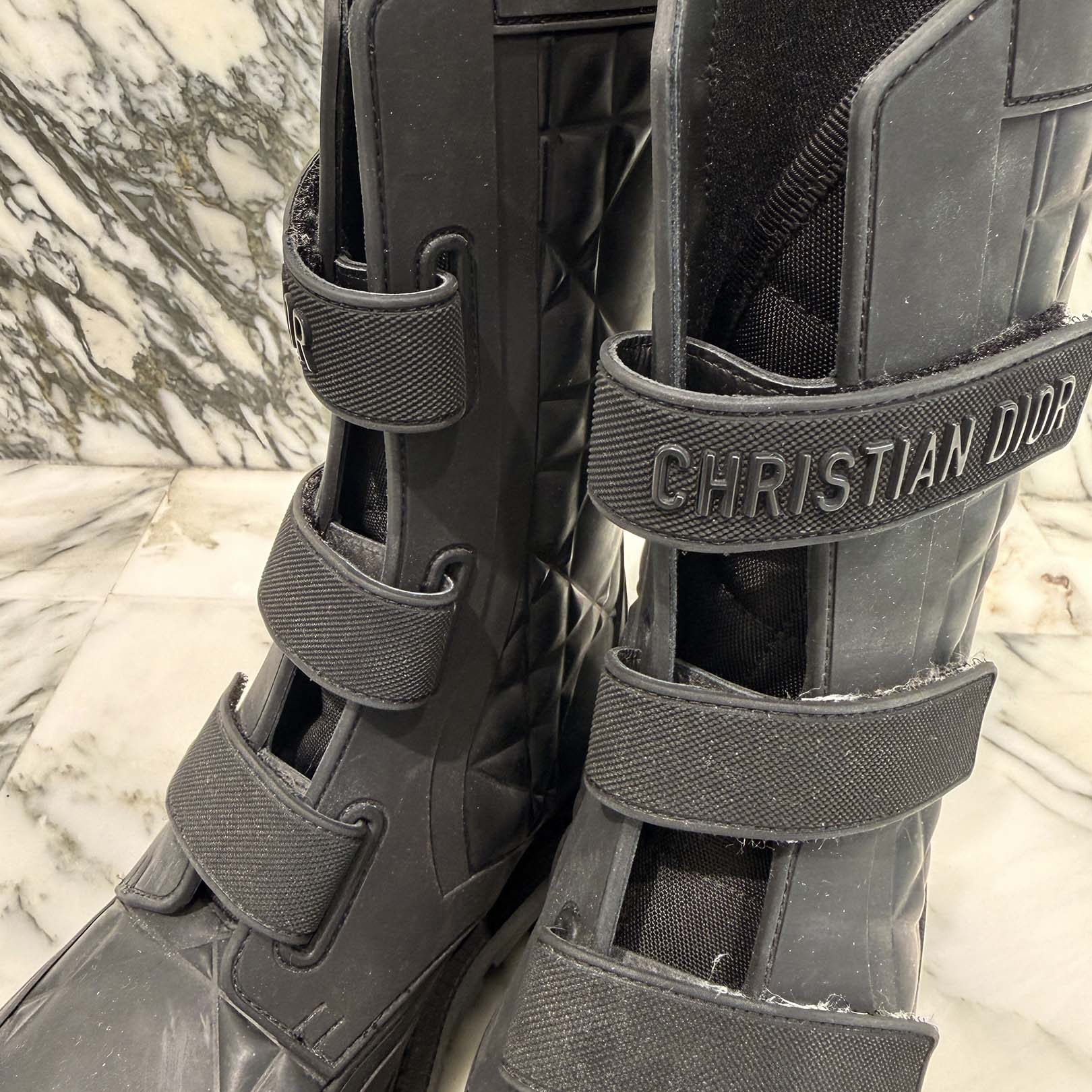 DIOR 2022AW Evolution Macro Cannage Strap Ankle Boots MT0922 Size 35 (22.0cm～22.5cm) ディオール エボリューション マクロカナージュ ストラップ アンクルブーツ サイズ35 (22.0cm～22.5cm)