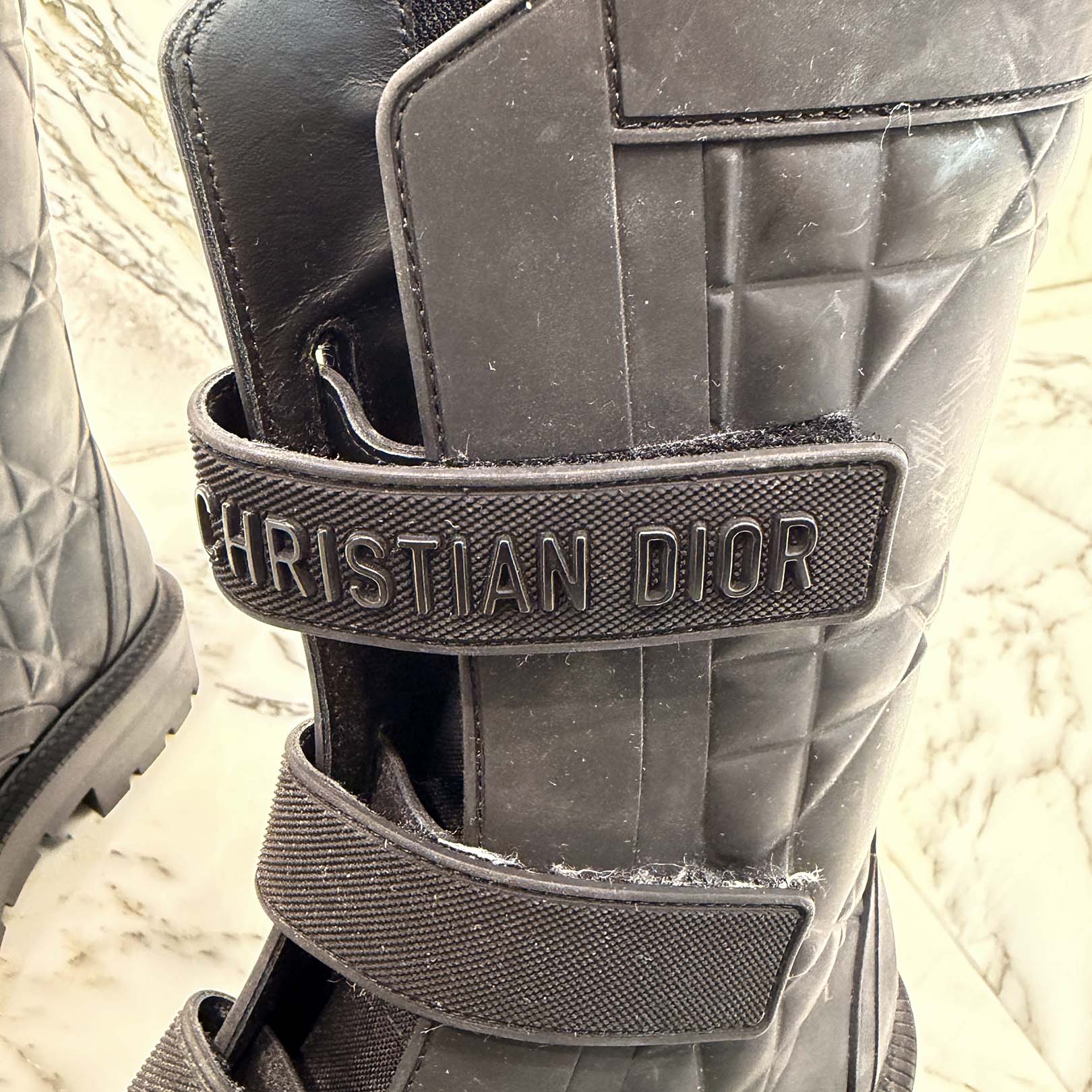 DIOR 2022AW Evolution Macro Cannage Strap Ankle Boots MT0922 Size 35 (22.0cm～22.5cm) ディオール エボリューション マクロカナージュ ストラップ アンクルブーツ サイズ35 (22.0cm～22.5cm)