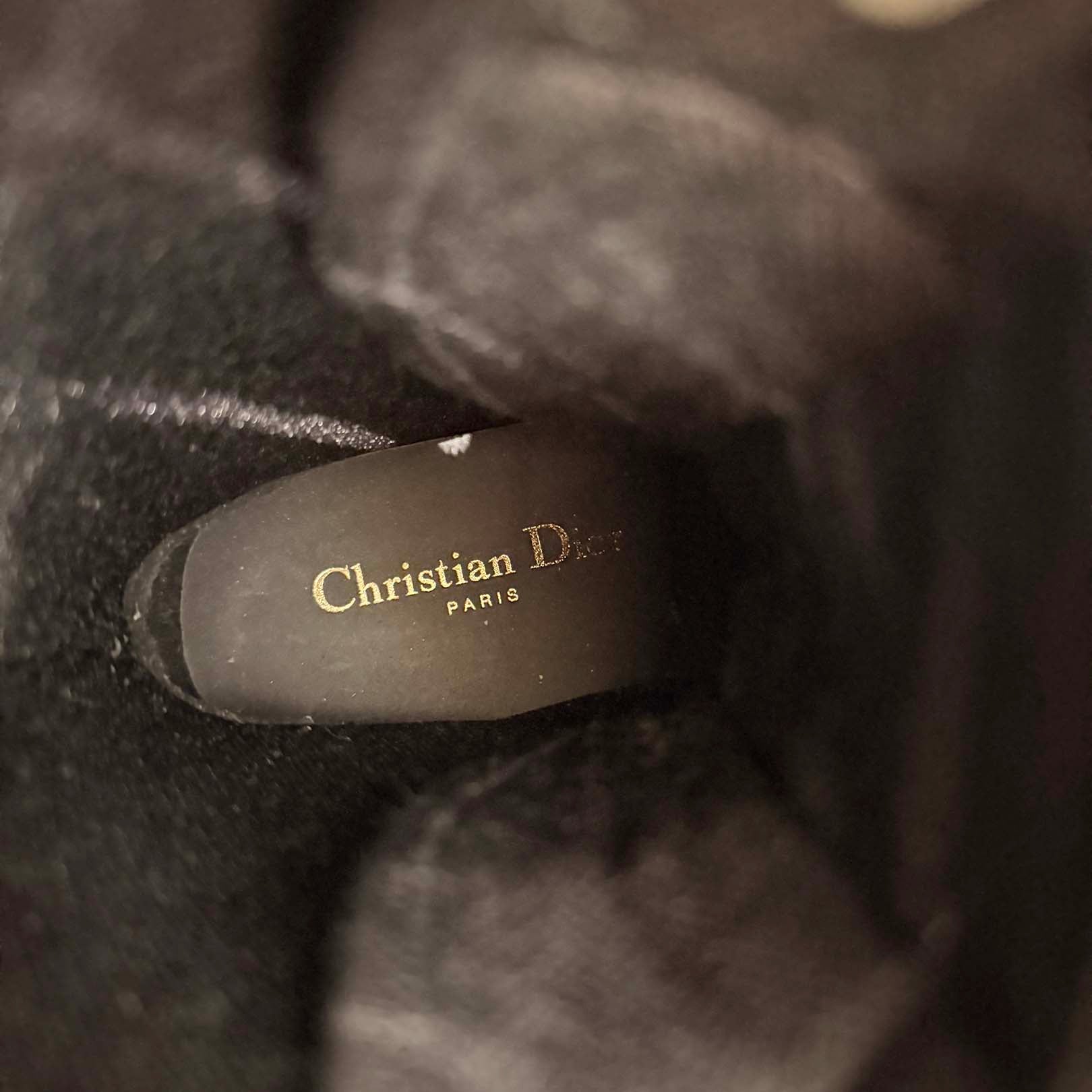 DIOR 2022AW Evolution Macro Cannage Strap Ankle Boots MT0922 Size 35 (22.0cm～22.5cm) ディオール エボリューション マクロカナージュ ストラップ アンクルブーツ サイズ35 (22.0cm～22.5cm)