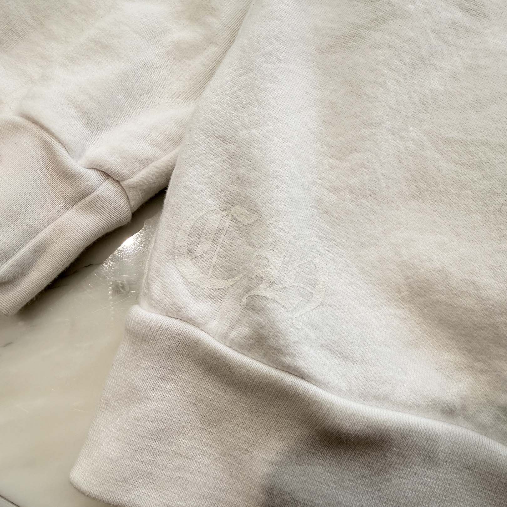 CHROME HEARTS Floral Cross Horseshoe Crewneck Sweat Shirts Size XL クロムハーツ フローラルクロス ホースシュー クルーネック スウェットシャツ サイズXL