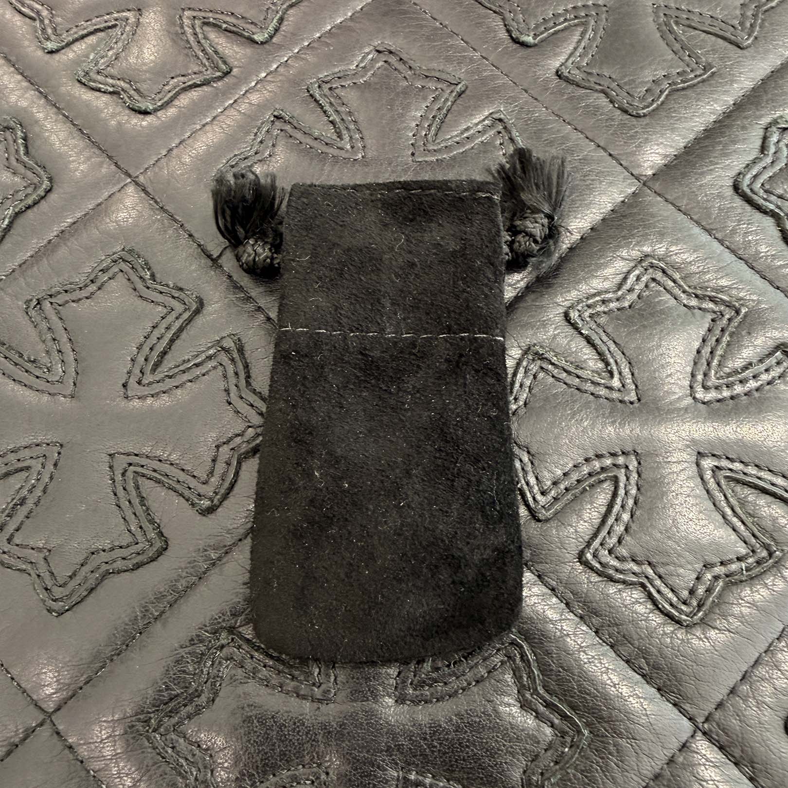 CHROME HEARTS 22K Tiny Fat Cross Pave Diamond Pendant Top クロムハーツ 22K タイニーファット クロス パヴェダイヤモンド ペンダントトップ