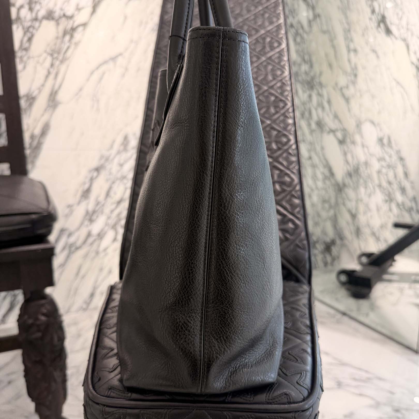 CHROME HEARTS 1 Cross Leather Patch FS Tote Bag クロムハーツ 1クロス レザーパッチ FS トートバッグ