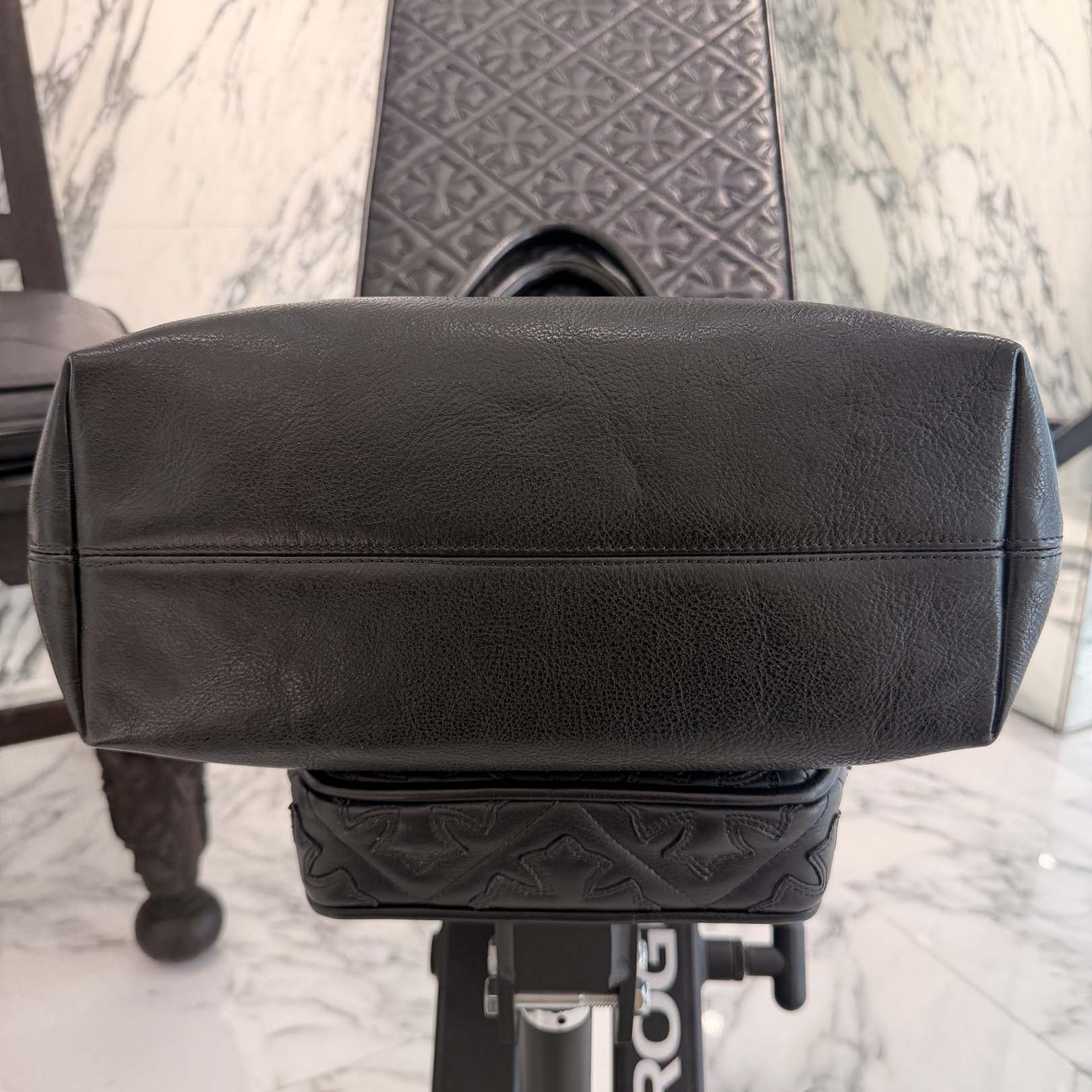 CHROME HEARTS 1 Cross Leather Patch FS Tote Bag クロムハーツ 1クロス レザーパッチ FS トートバッグ