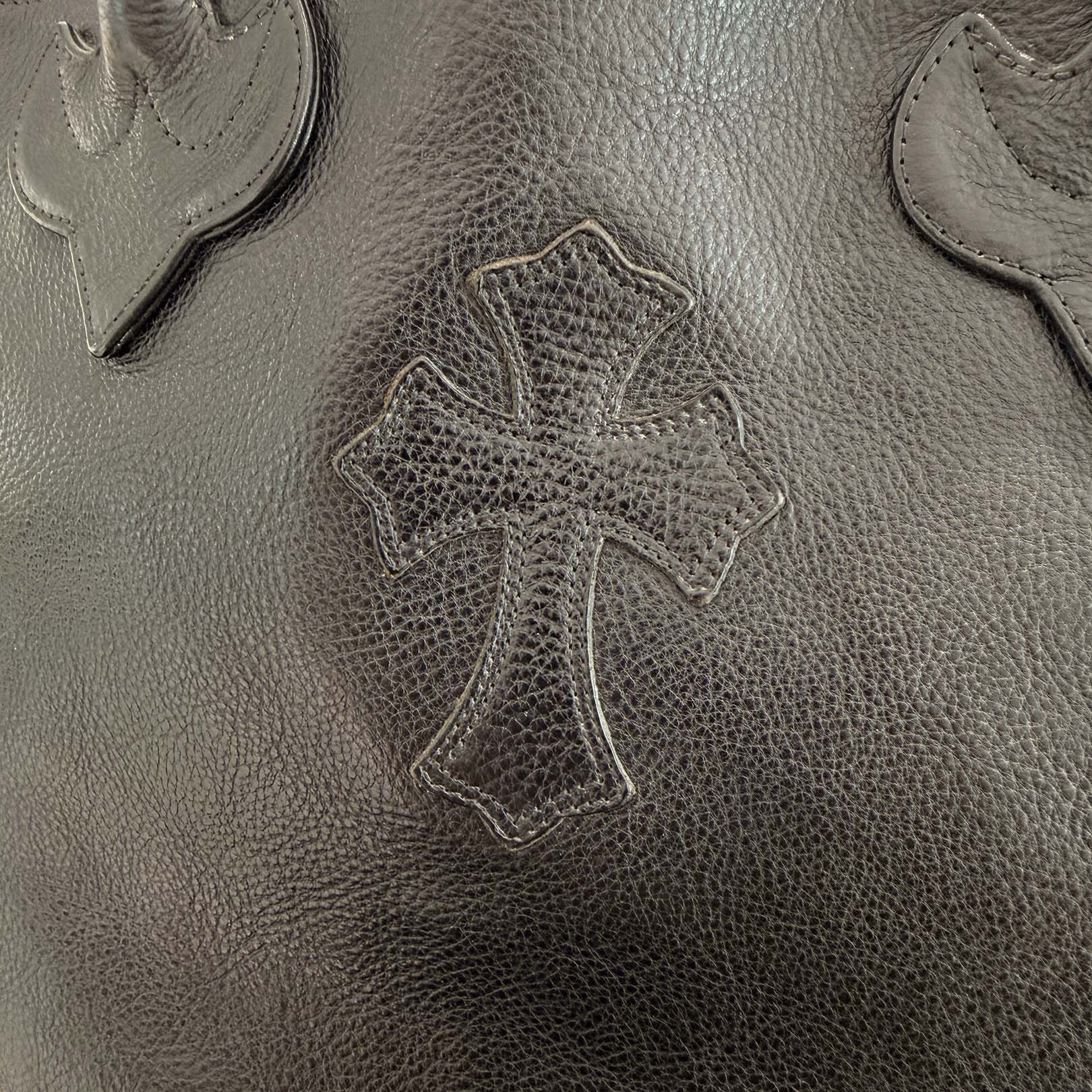 CHROME HEARTS 1 Cross Leather Patch FS Tote Bag クロムハーツ 1クロス レザーパッチ FS トートバッグ