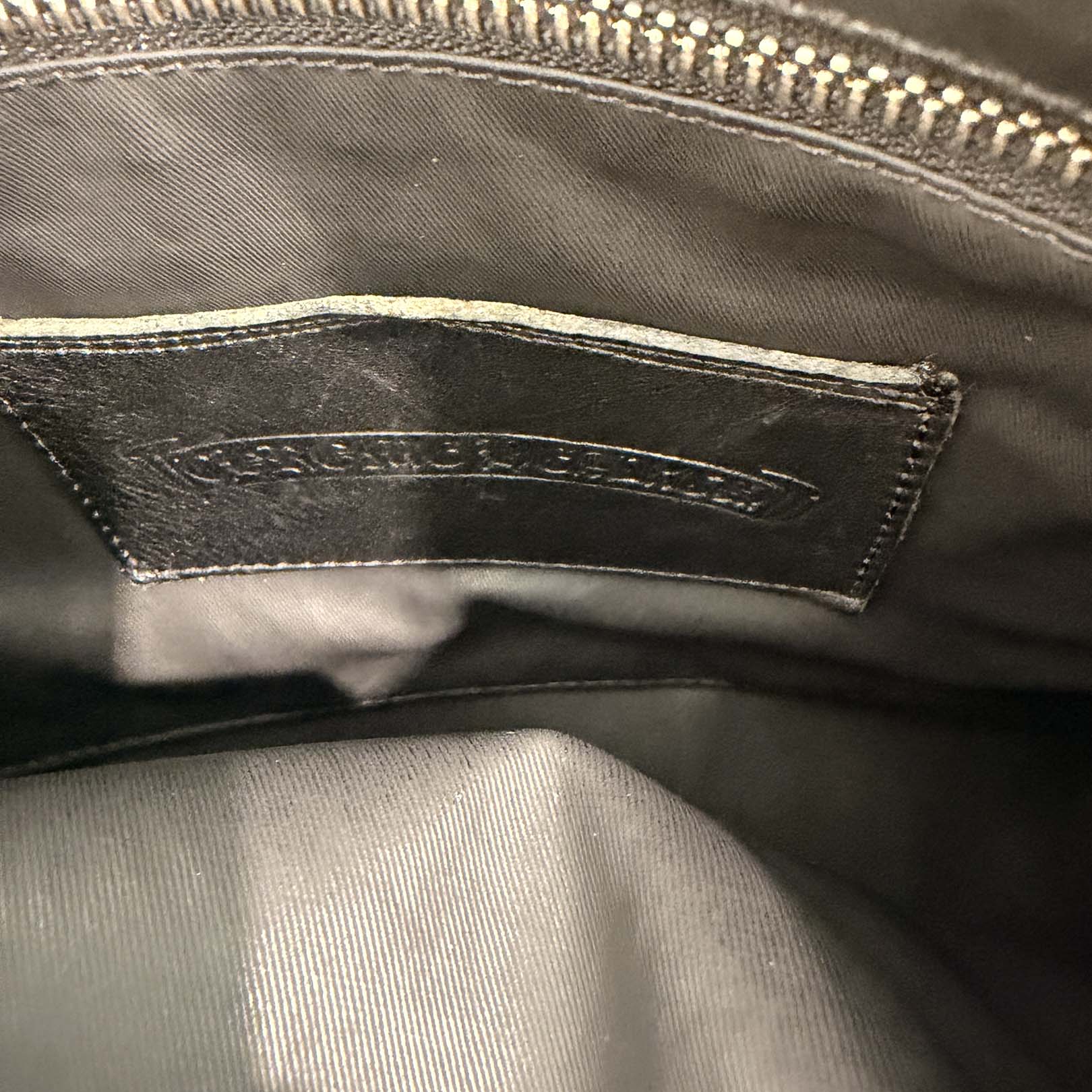 CHROME HEARTS Gunslinger Cemetery Cross Patch Leather Backpack クロムハーツ ガンスリンガー セメタリークロスパッチ レザー バックパック