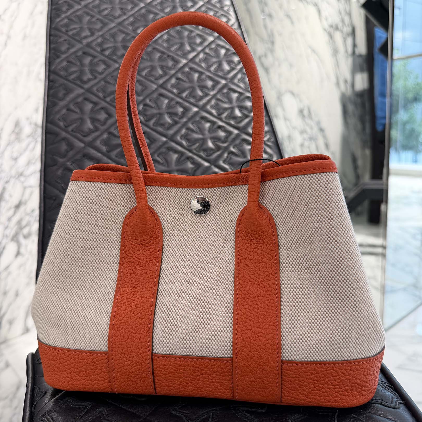 HERMES Néogarden Party TTPM Hand Bag K刻印 エルメス ネオガーデンパーティ TTPM ハンドバッグ K刻印