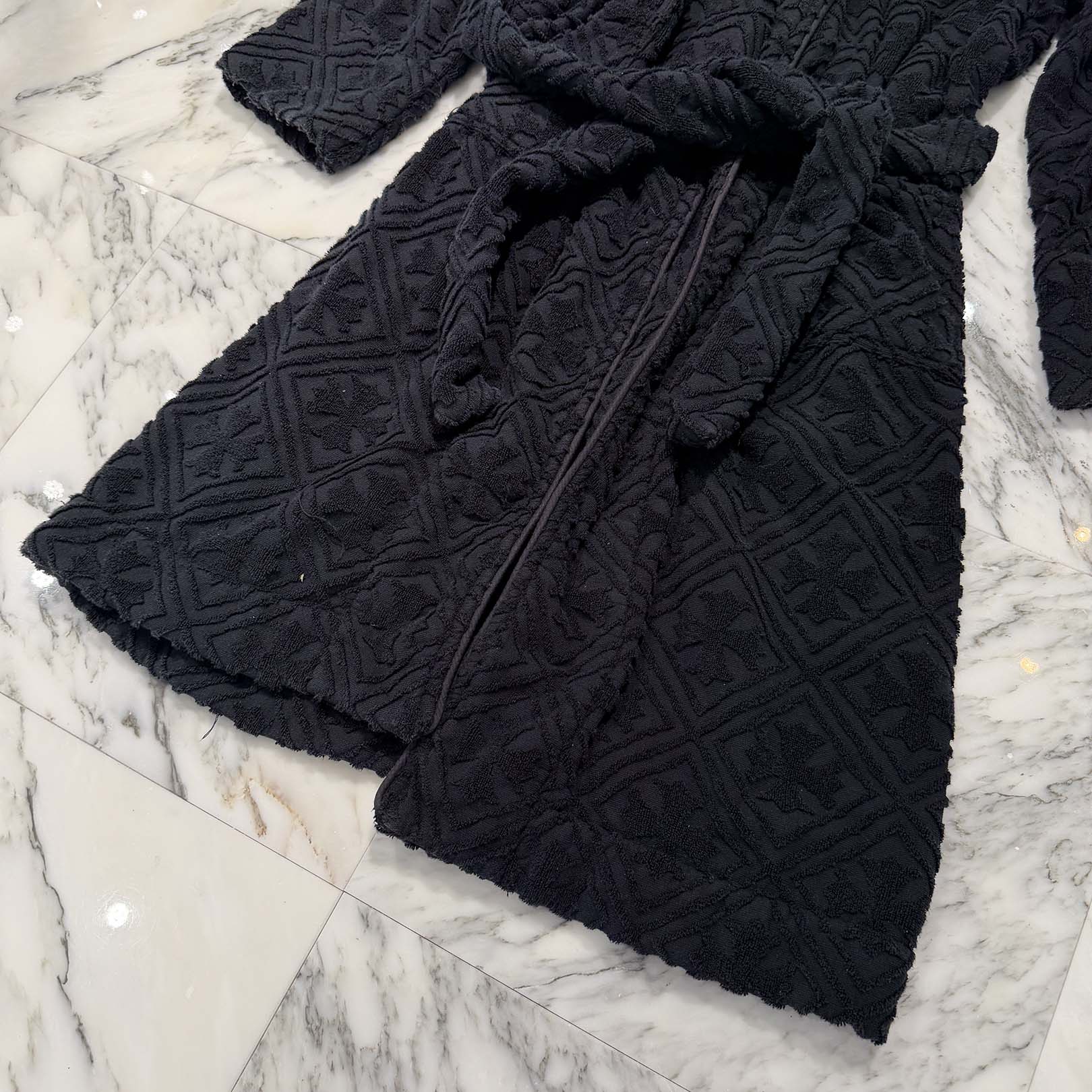 CHROME HEARTS Y NOT CH Plus Pattern Pile Bathrobe Size S/M クロムハーツ ワイノット CHプラス総柄 パイル地 バスローブ サイズS/M