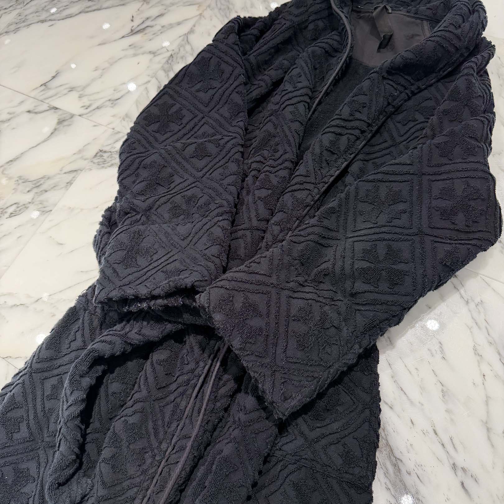 CHROME HEARTS Y NOT CH Plus Pattern Pile Bathrobe Size S/M クロムハーツ ワイノット CHプラス総柄 パイル地 バスローブ サイズS/M