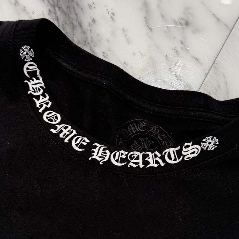 CHROME HEARTS Neck Logo Long Sleeve Tee Size XL クロムハーツ ネックロゴ ロングスリーブ Tシャツ サイズXL