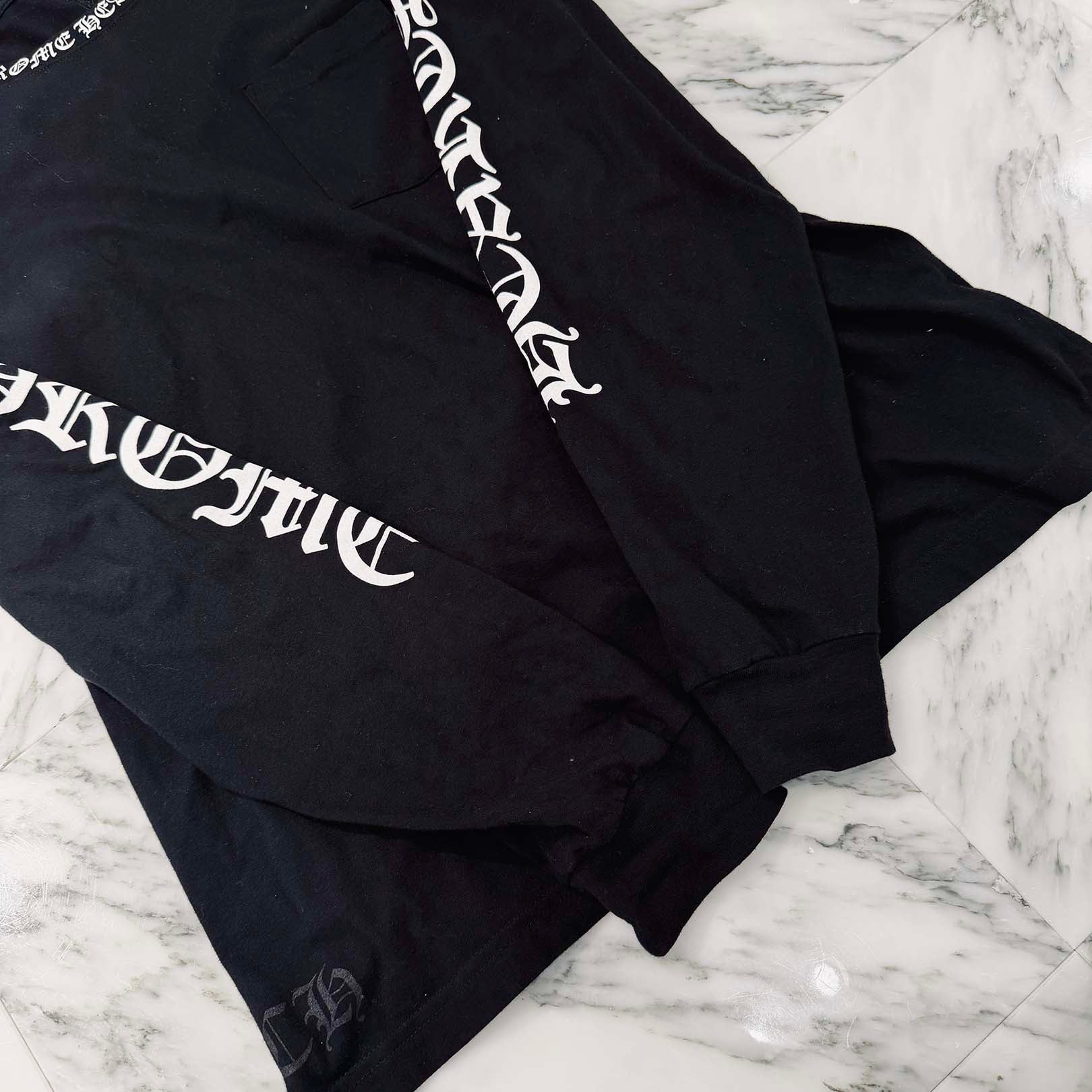 CHROME HEARTS Neck Logo Long Sleeve Tee Size XL クロムハーツ ネックロゴ ロングスリーブ Tシャツ サイズXL