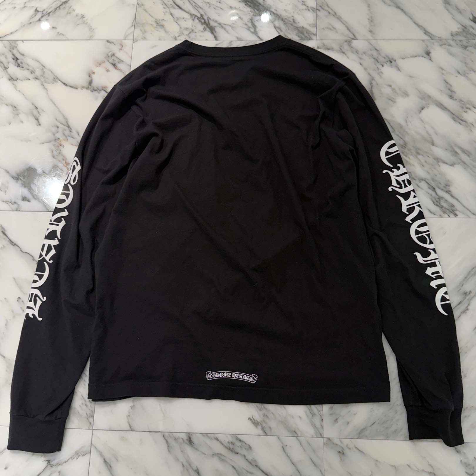 CHROME HEARTS Neck Logo Long Sleeve Tee Size XL クロムハーツ ネックロゴ ロングスリーブ Tシャツ サイズXL