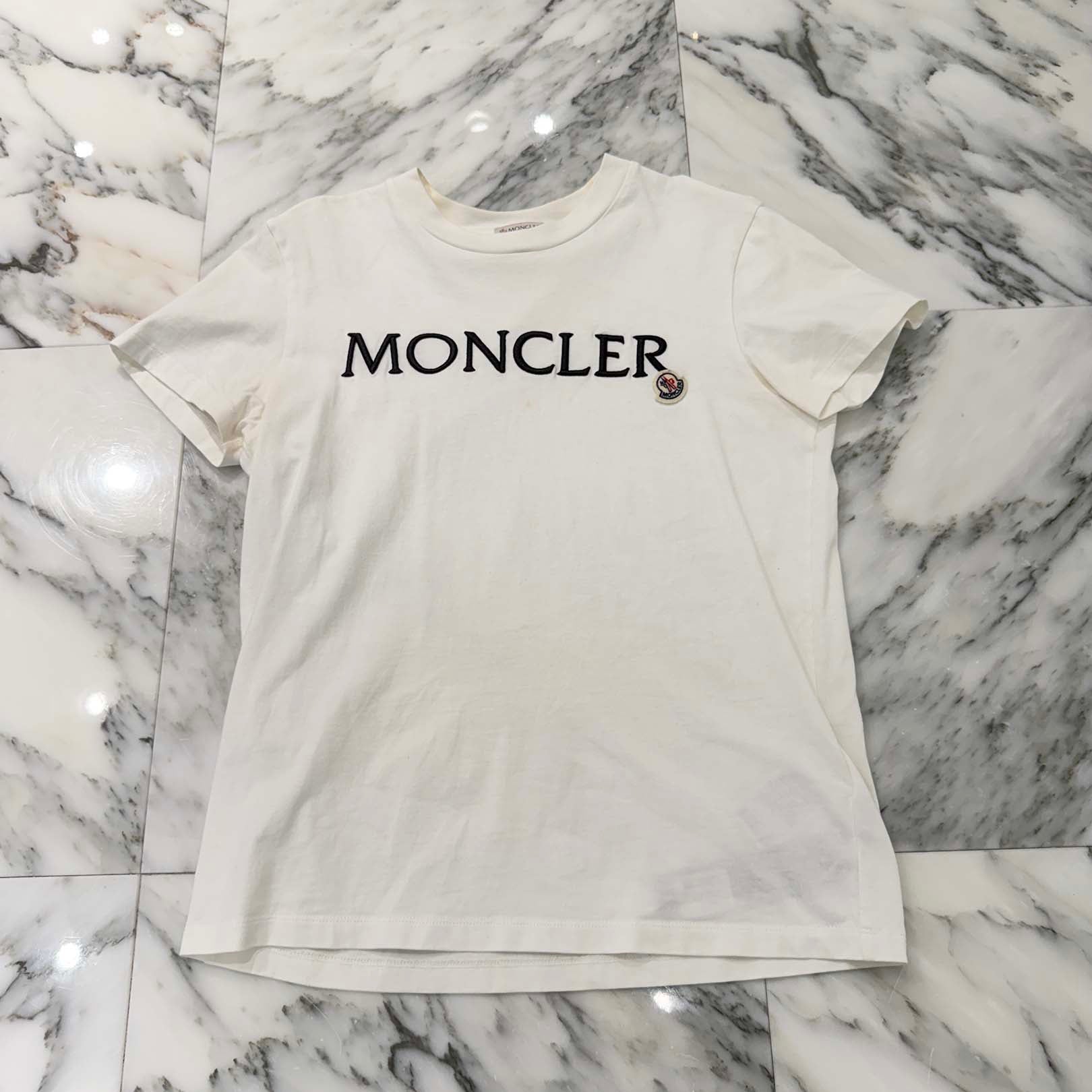 MONCLER MAGLIA MANICHE CORTE Tee I20938C00016 829HP Size S モンクレール マーリャ・マニーケ・コルテ サイズS