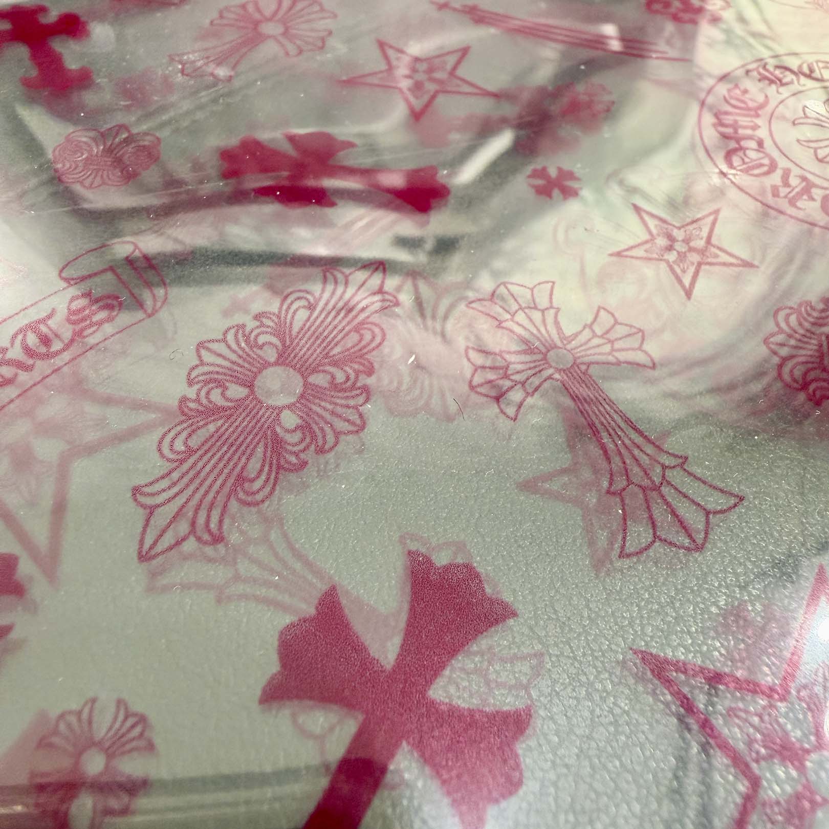 CHROME HEARTS PVC Multi Logo Clear Poach クロムハーツ PVC マルチロゴ クリアポーチ