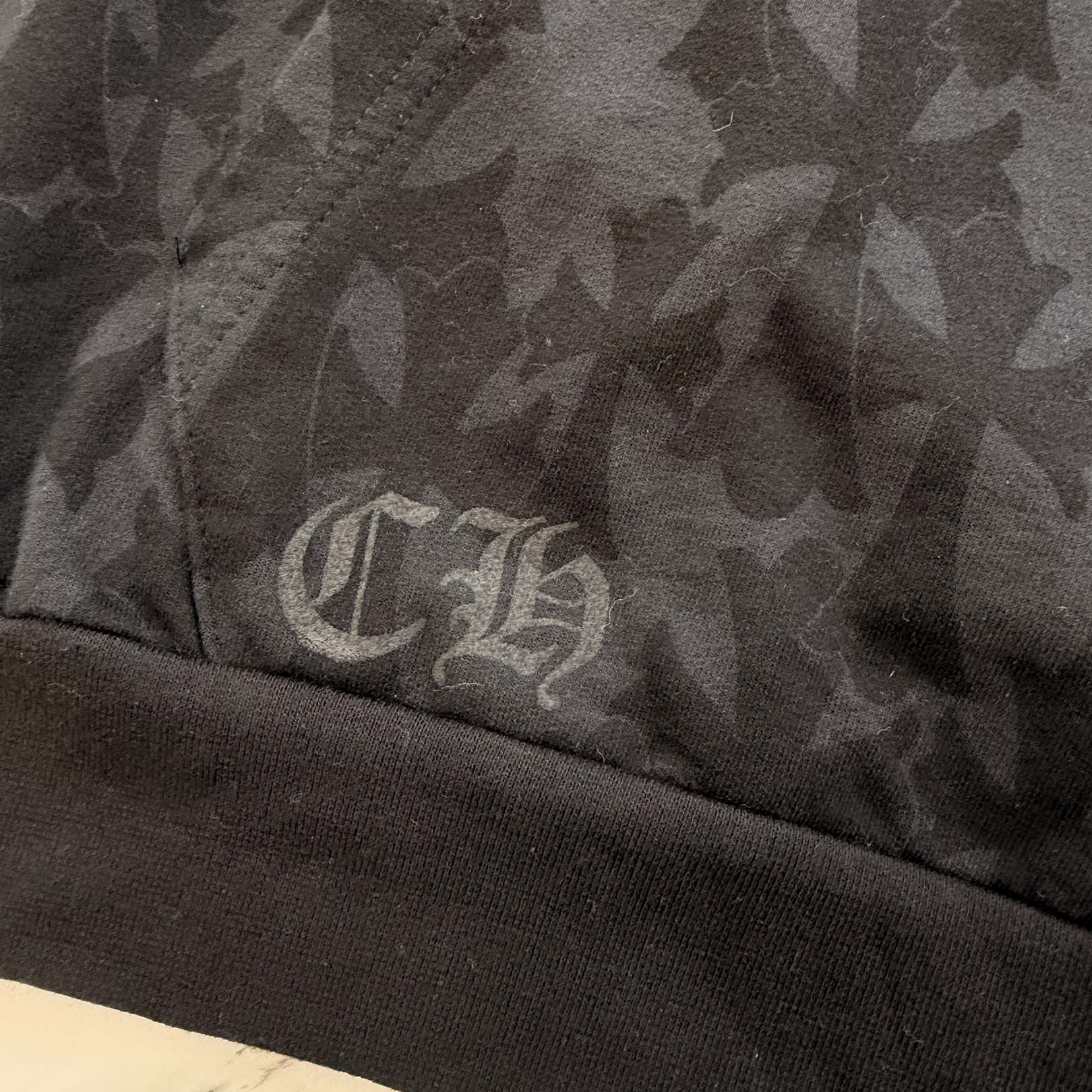 CHROME HEARTS 2024SS Graveyard Cemetery Cross Zip Up Hoodie Size XL クロムハーツ グレイブヤード セメタリークロス ジップアップフーディ サイズXL