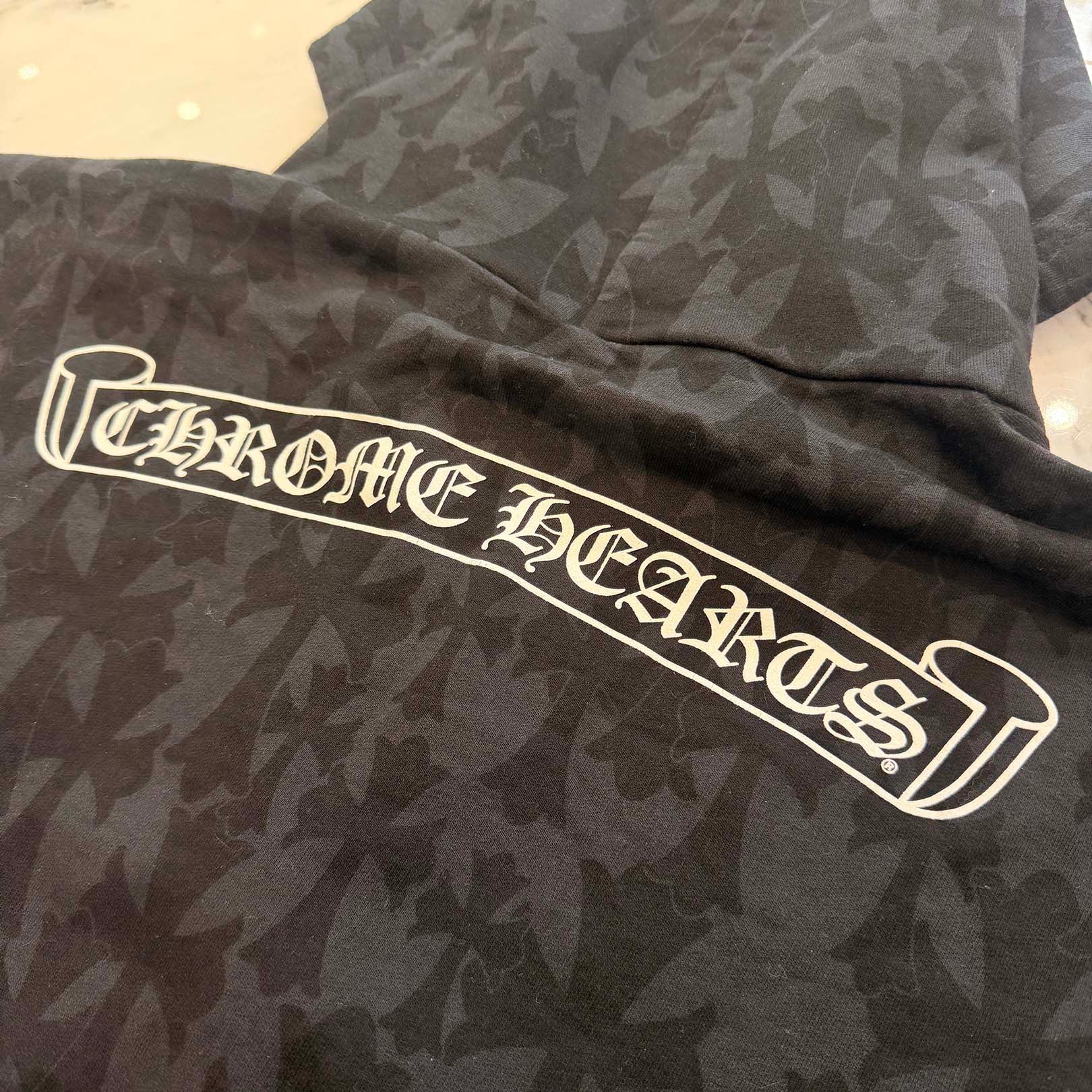CHROME HEARTS 2024SS Graveyard Cemetery Cross Zip Up Hoodie Size XL クロムハーツ グレイブヤード セメタリークロス ジップアップフーディ サイズXL